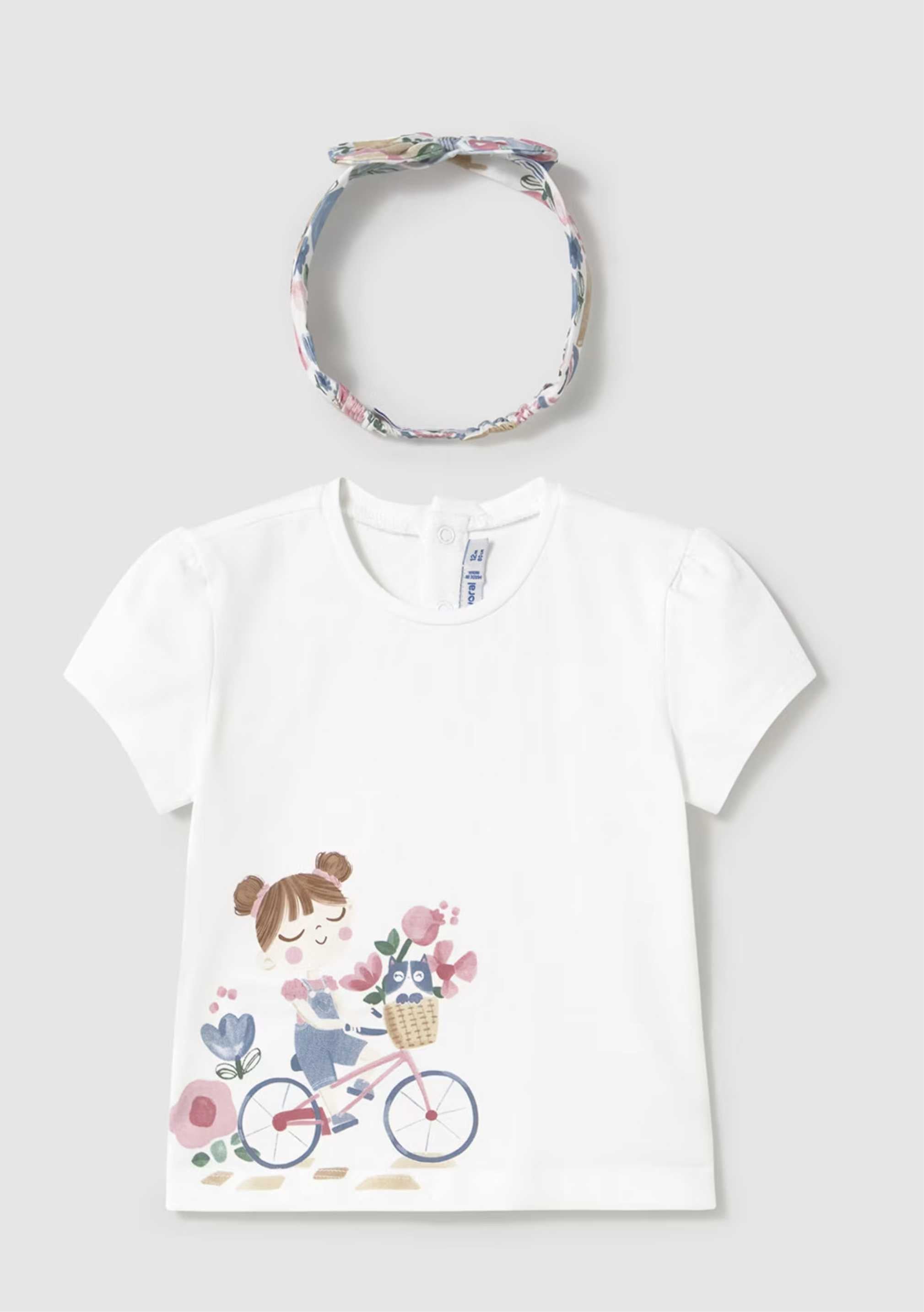 Camiseta Spring Diadema Bebé