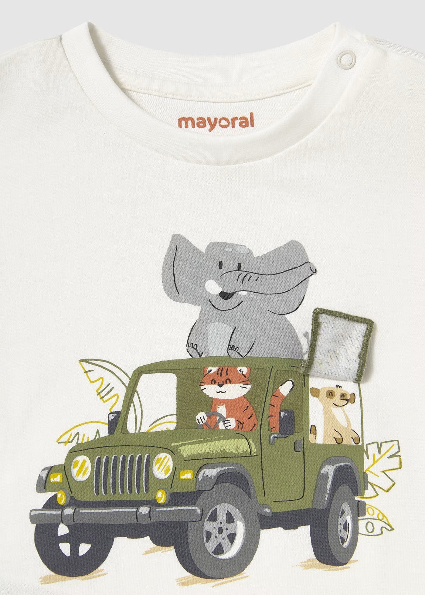 Camiseta Safari Algodón Bebé