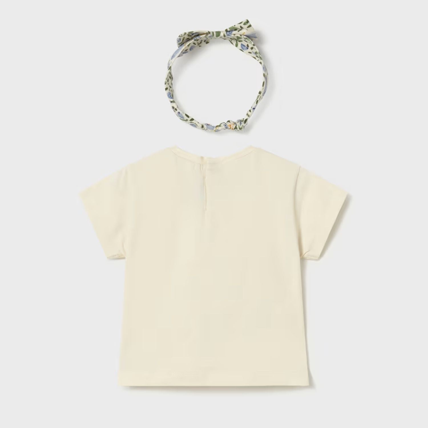 Camiseta Bloom Marfil Cielo