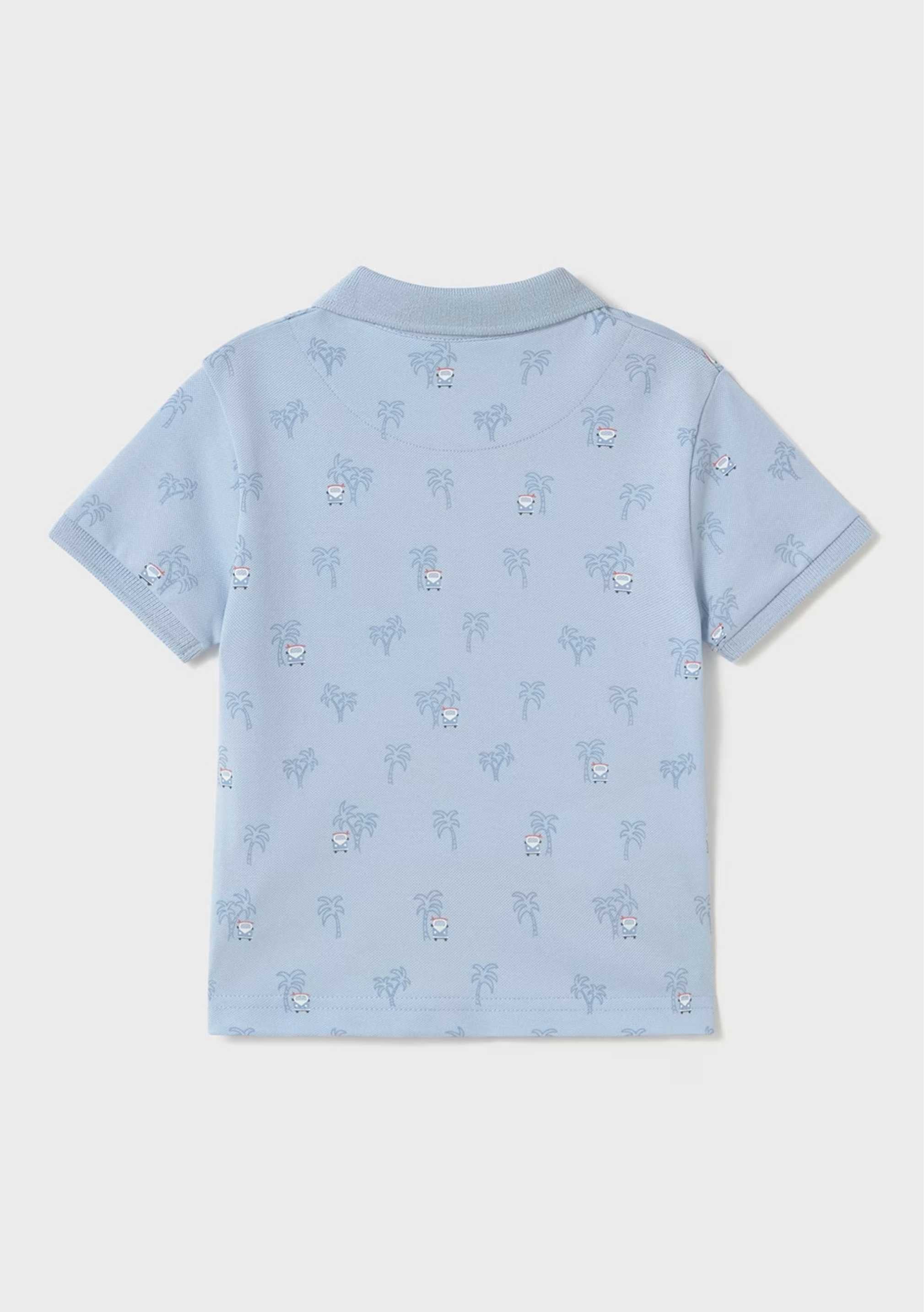 Polo Celeste Surf Bebé