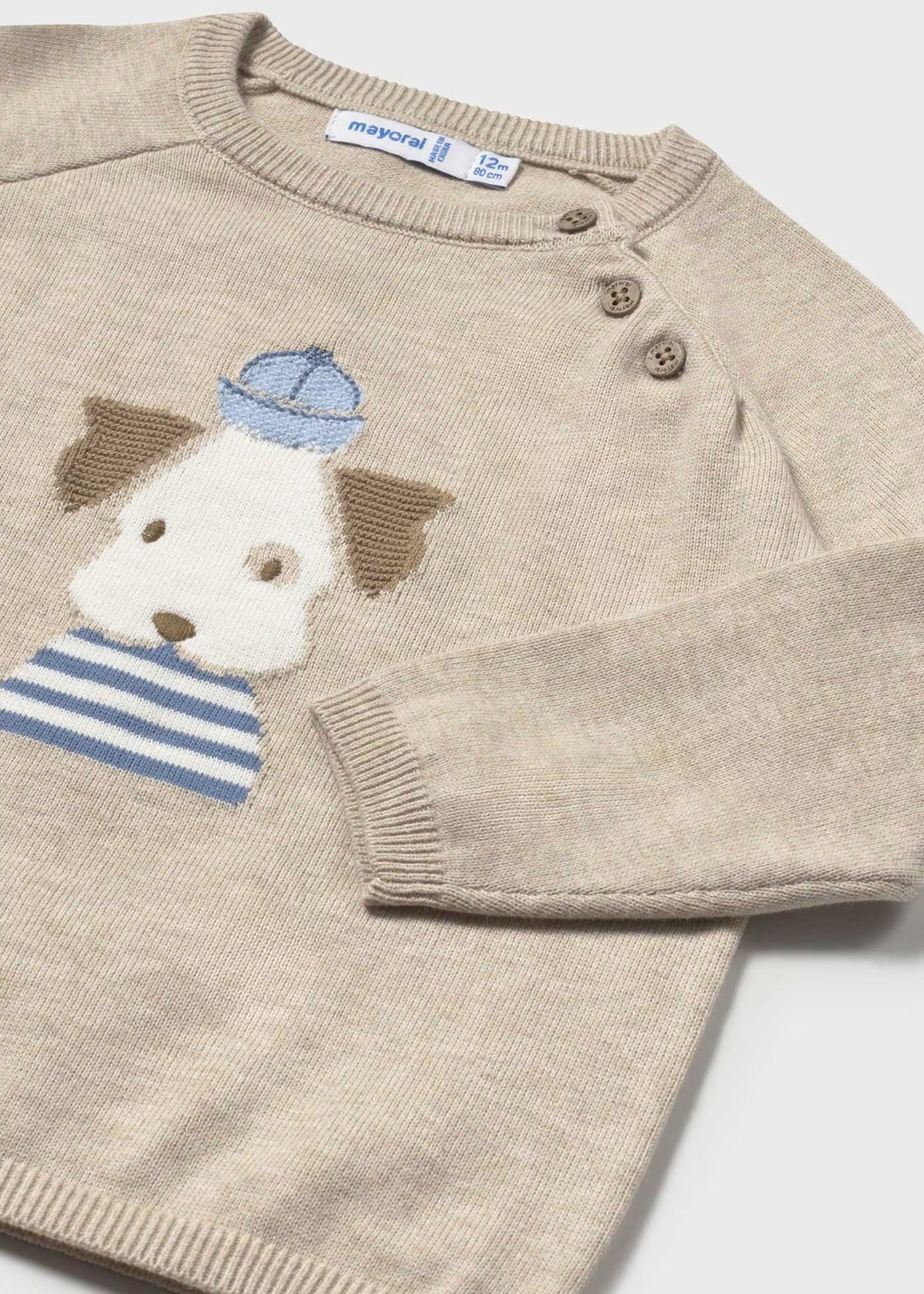 Sweater Eco Algodón Dog Sea Bebé