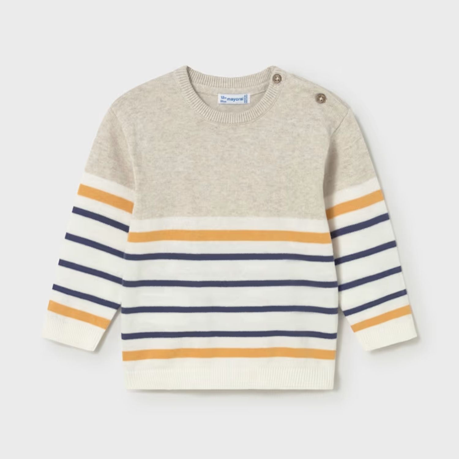 Sweater Rayas Avena