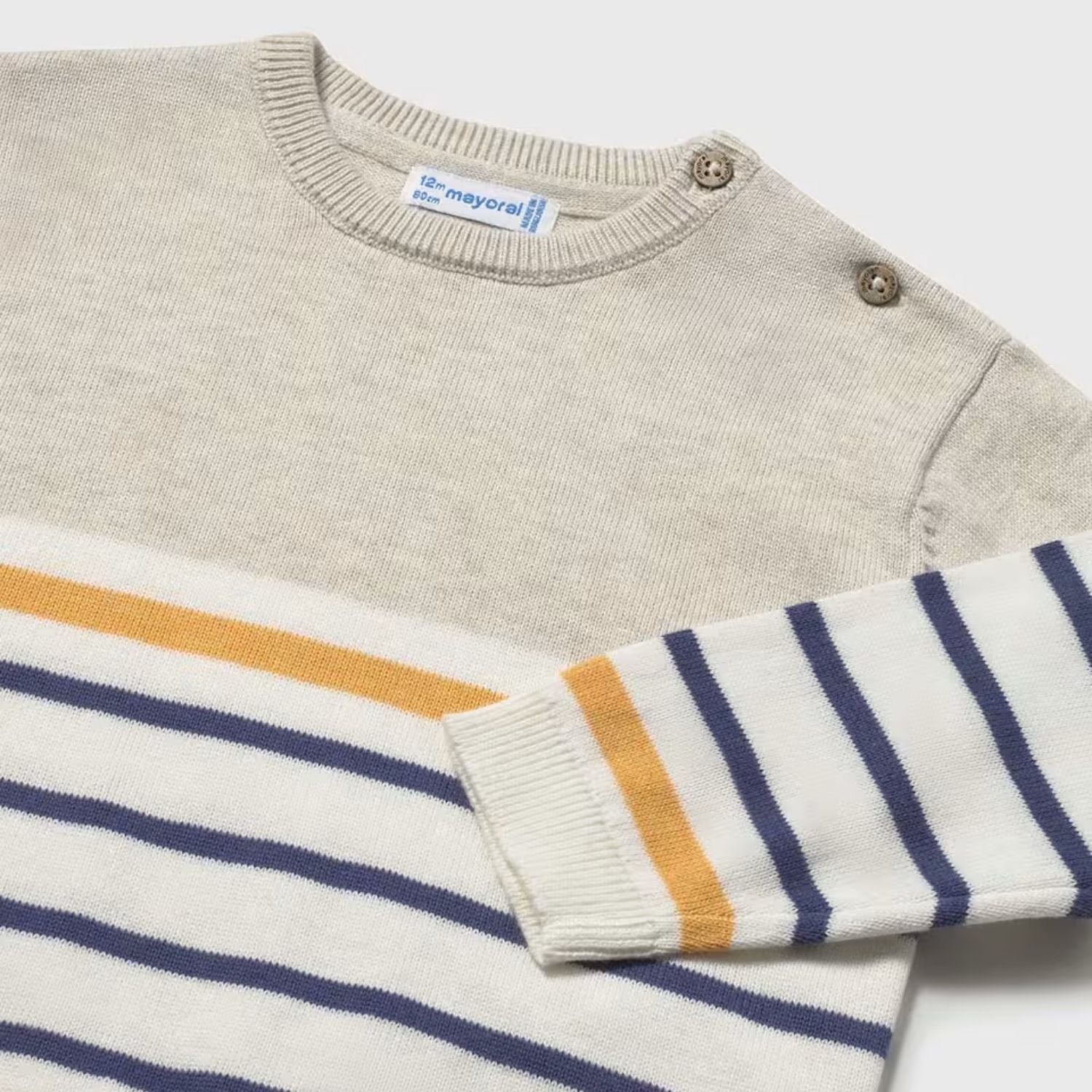 Sweater Rayas Avena