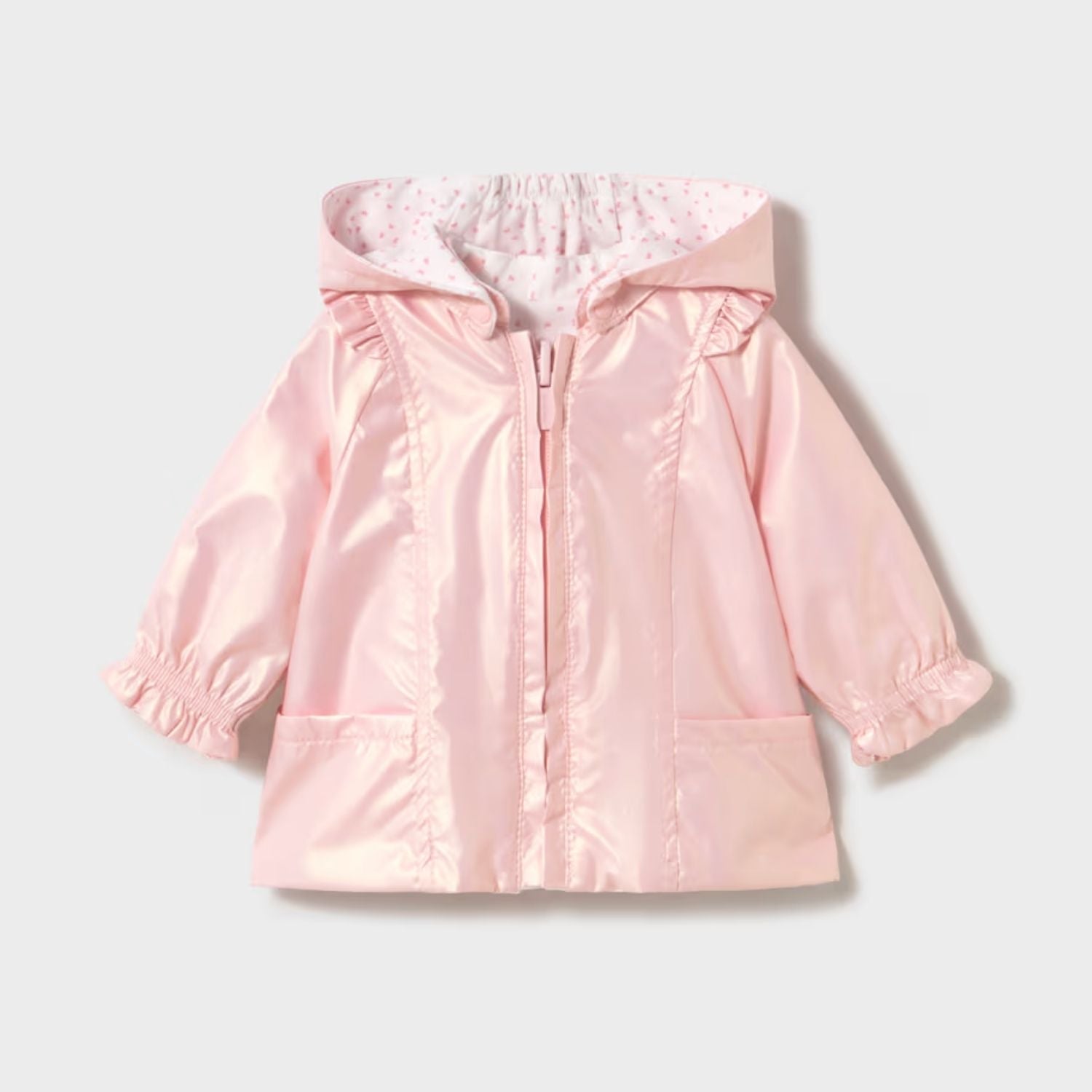 Cortavientos Hooded Reversible Rosa