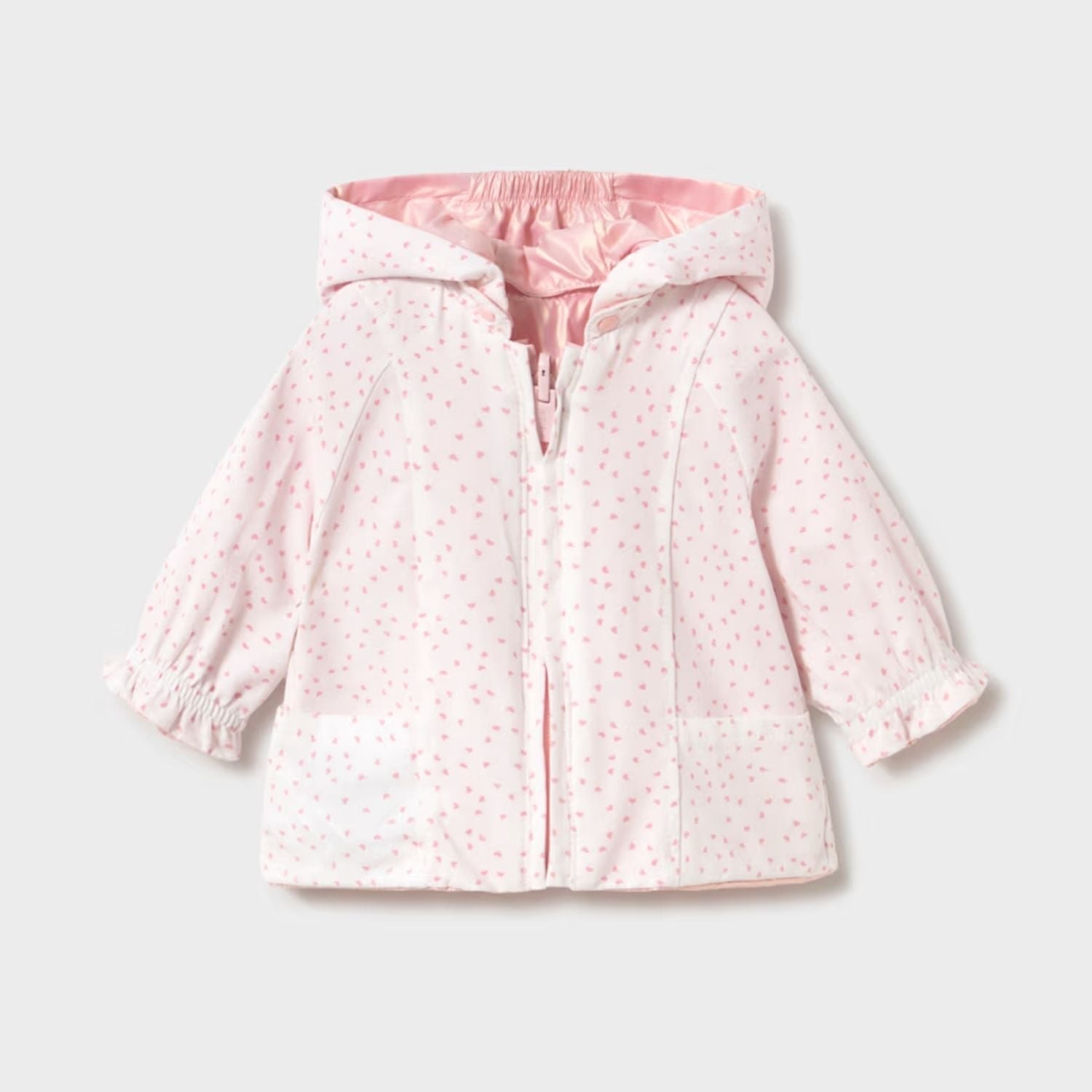 Cortavientos Hooded Reversible Rosa