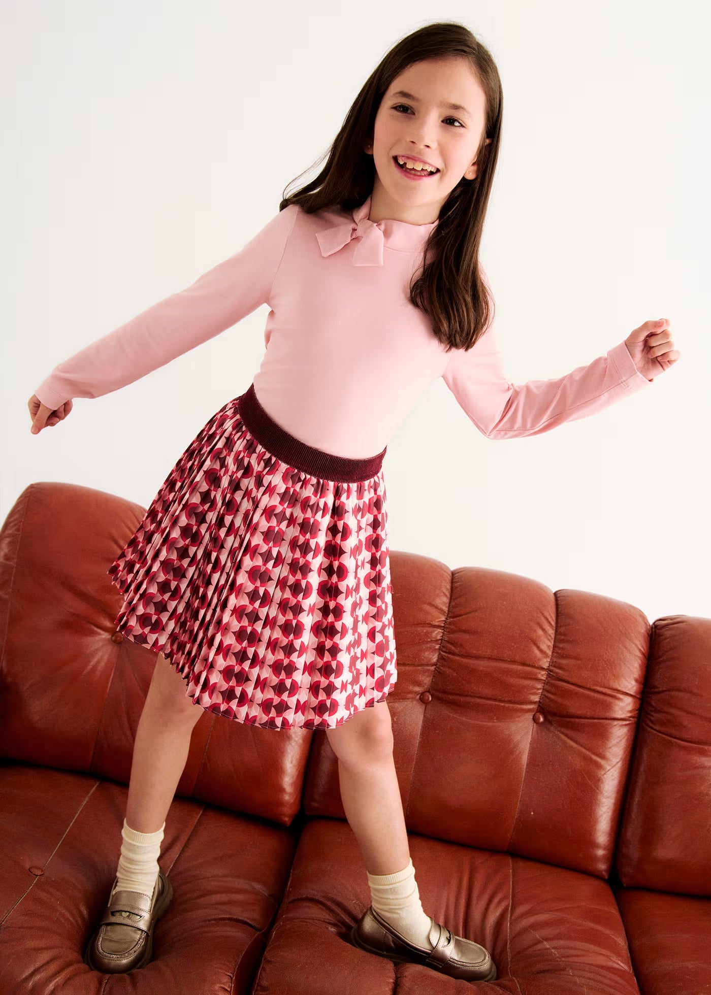 Falda Plisada Optical Art