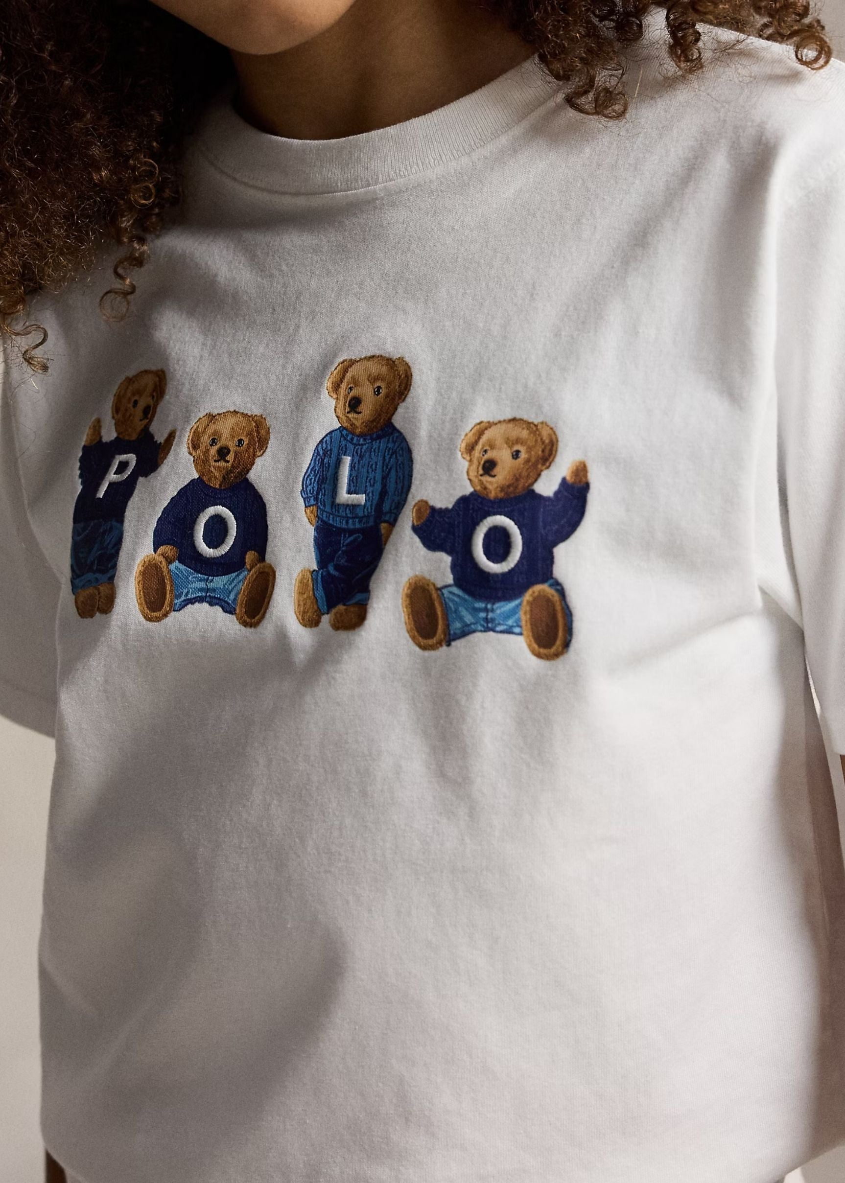 Camiseta Polo Bears Blanca
