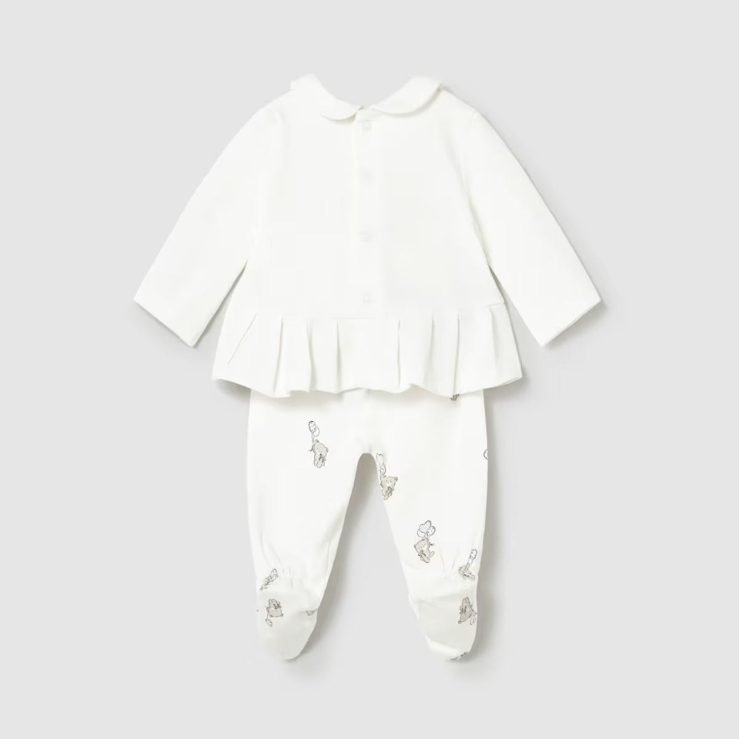Set Polaina Teddy Love Crudo