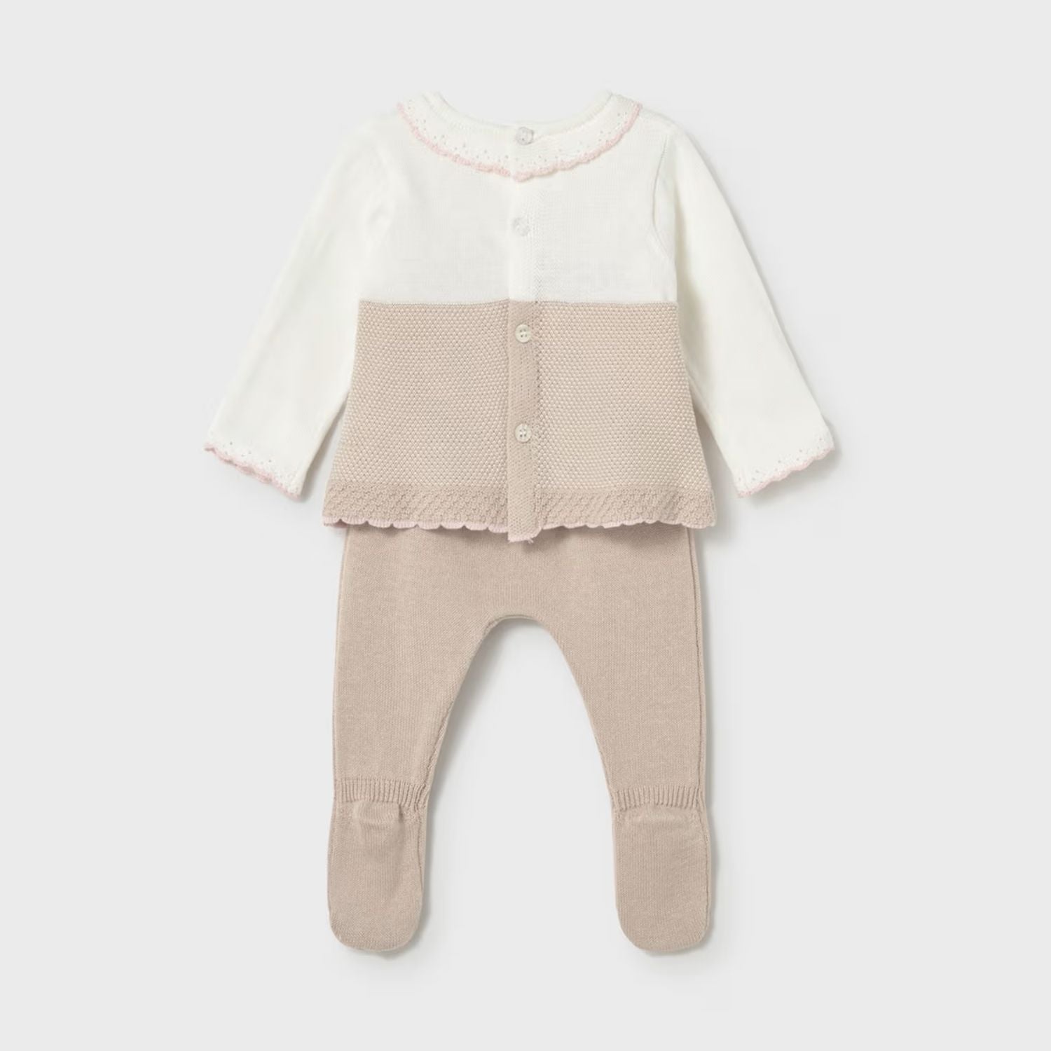 Set Polaina Tricot Topo
