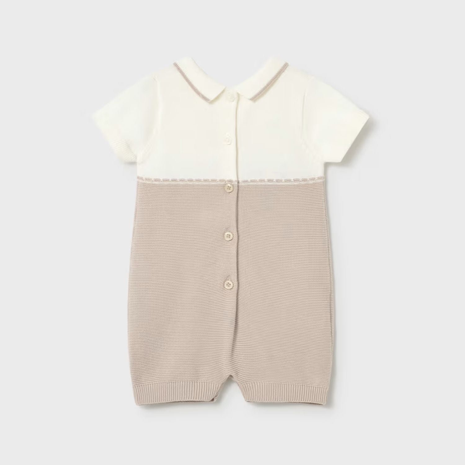 Enterizo Tricot Combinado Topo