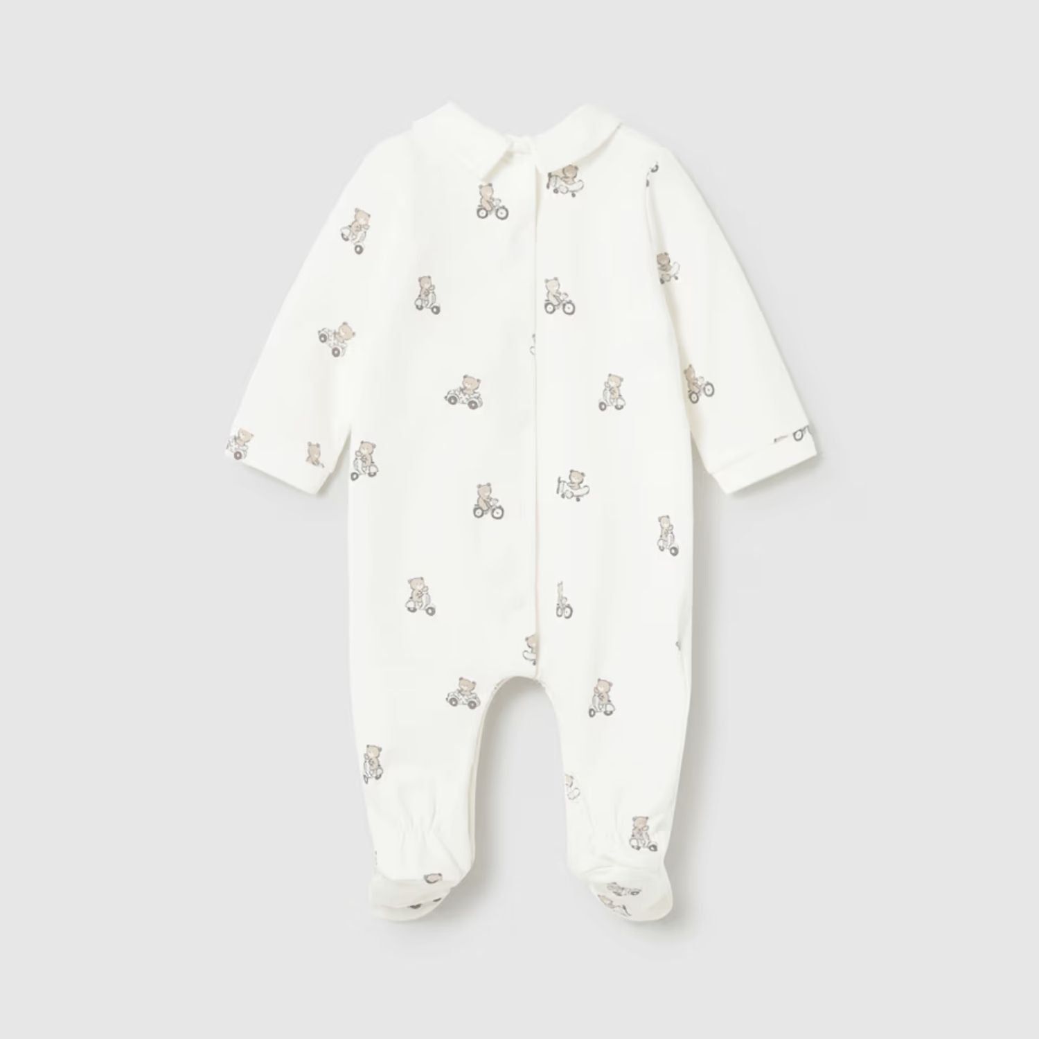 Pack Pijamas Teddy Wheels Crudo