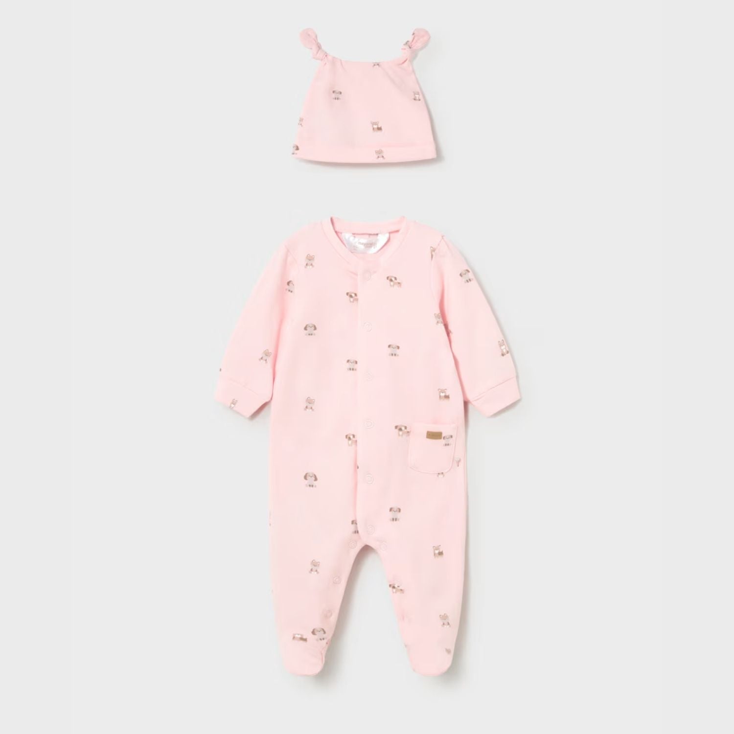 Set Pijama Puppy Friends Rosa