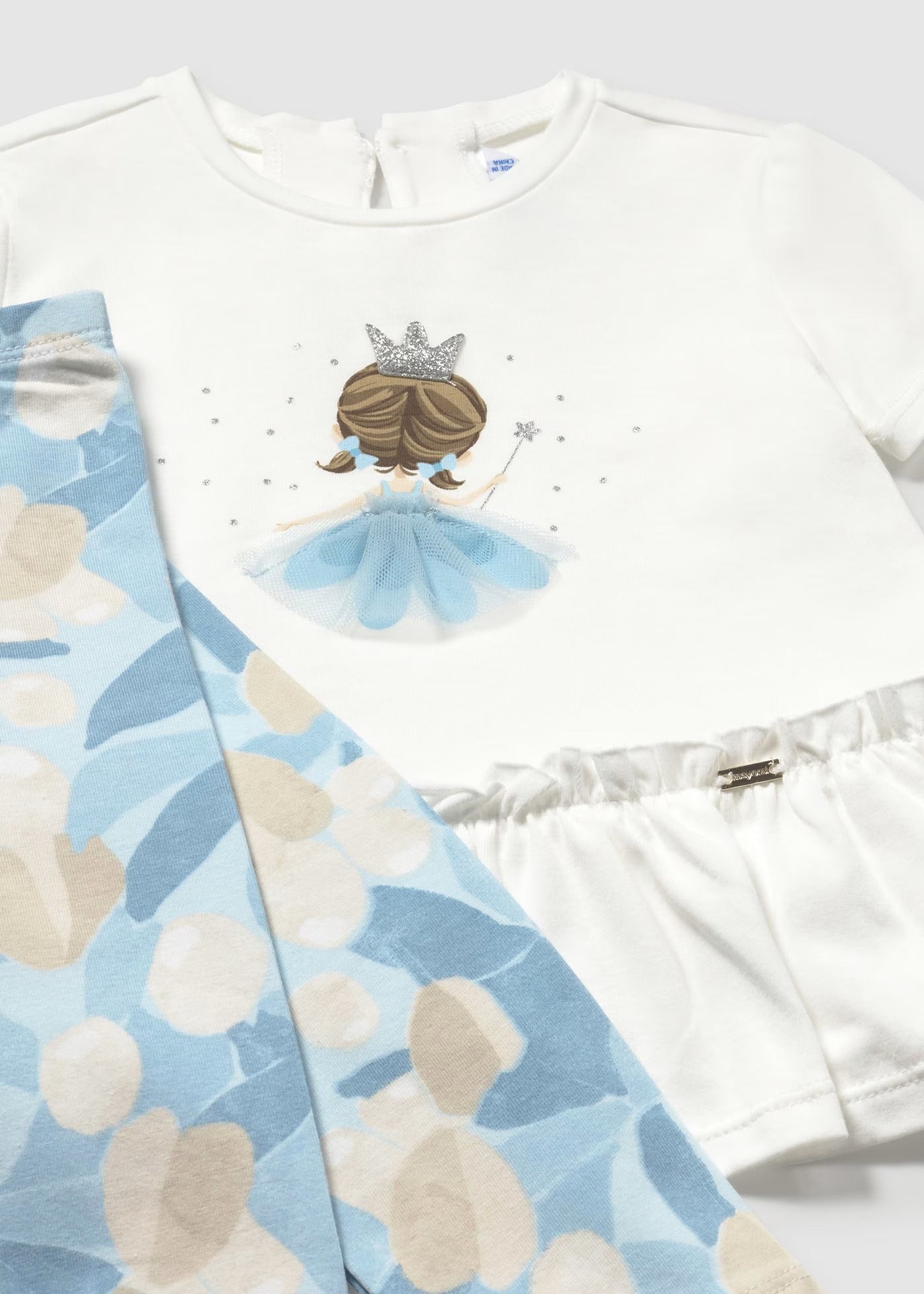 Conjunto Leggings Ballet Celeste Bebé