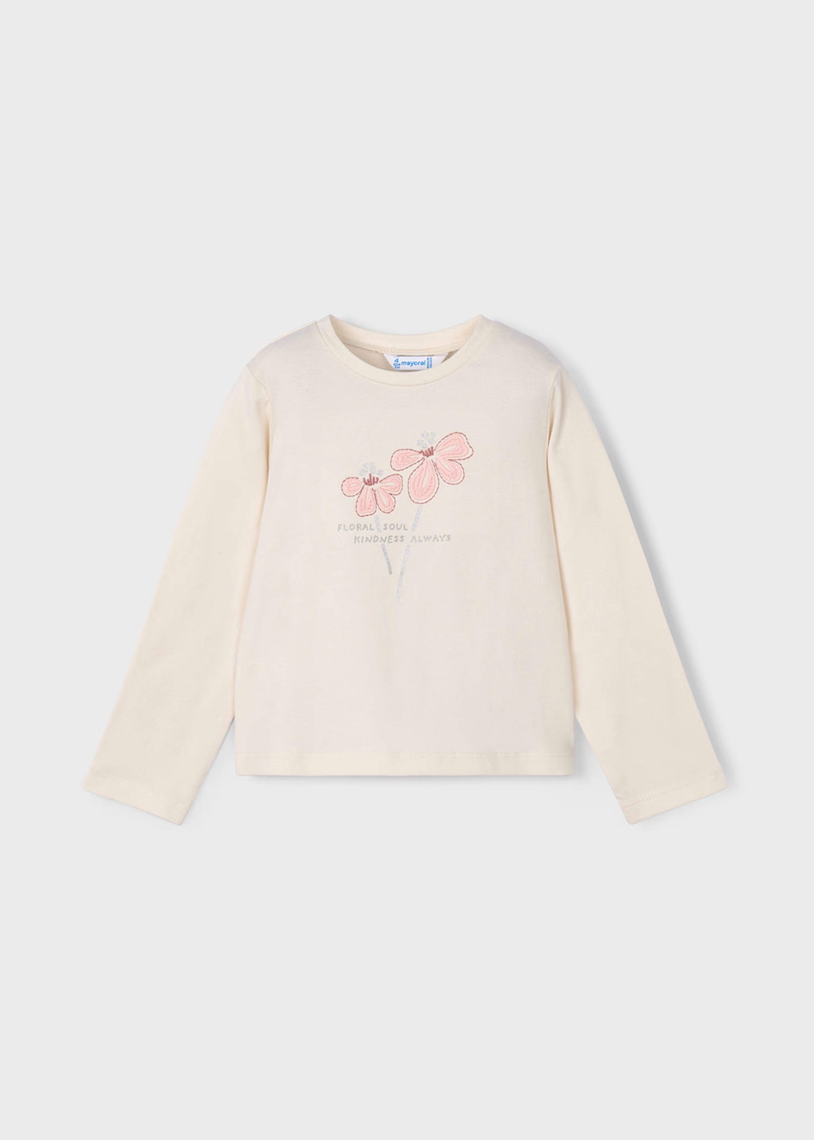 Camiseta Básica Macchiato Flor