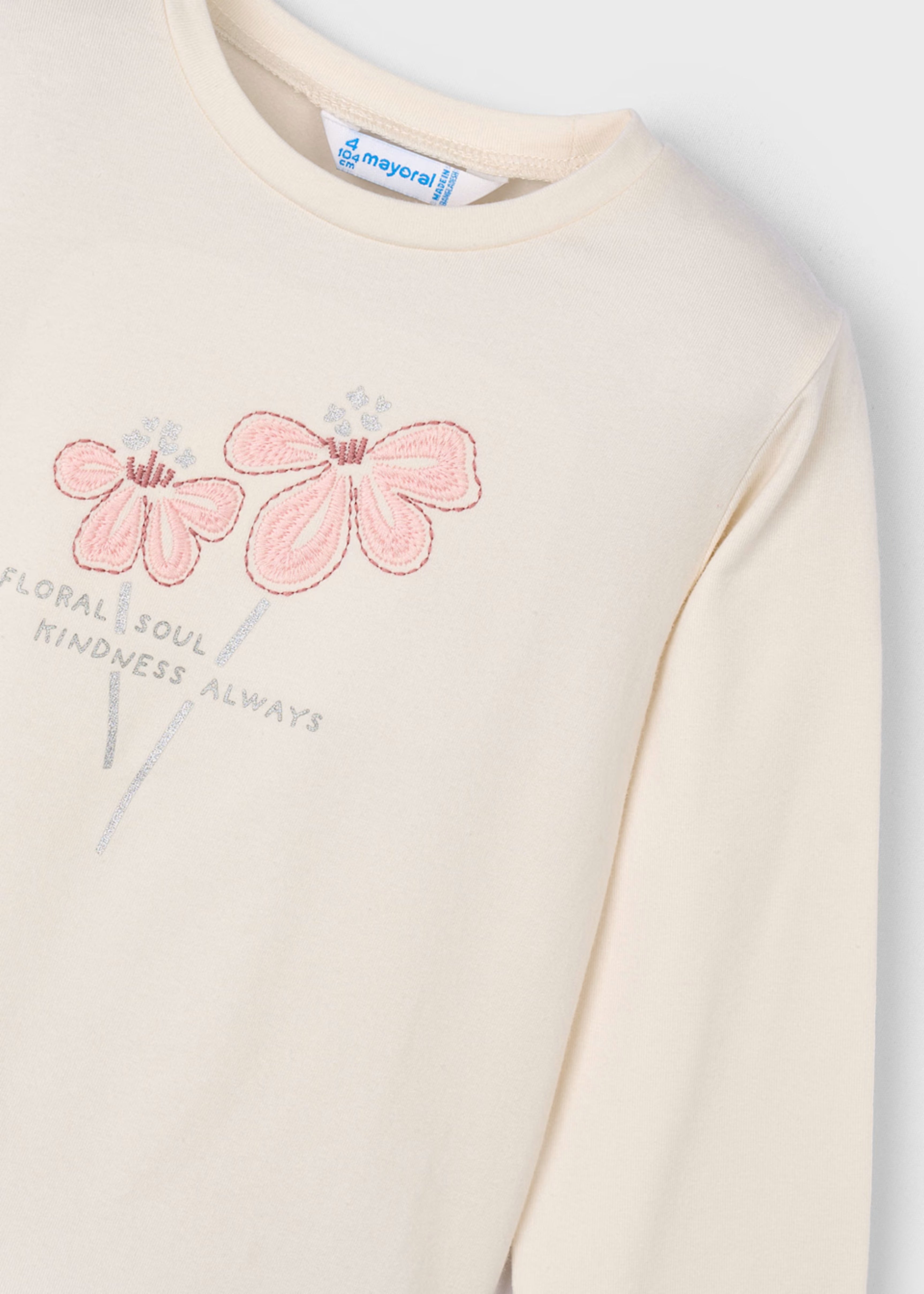 Camiseta Básica Macchiato Flor
