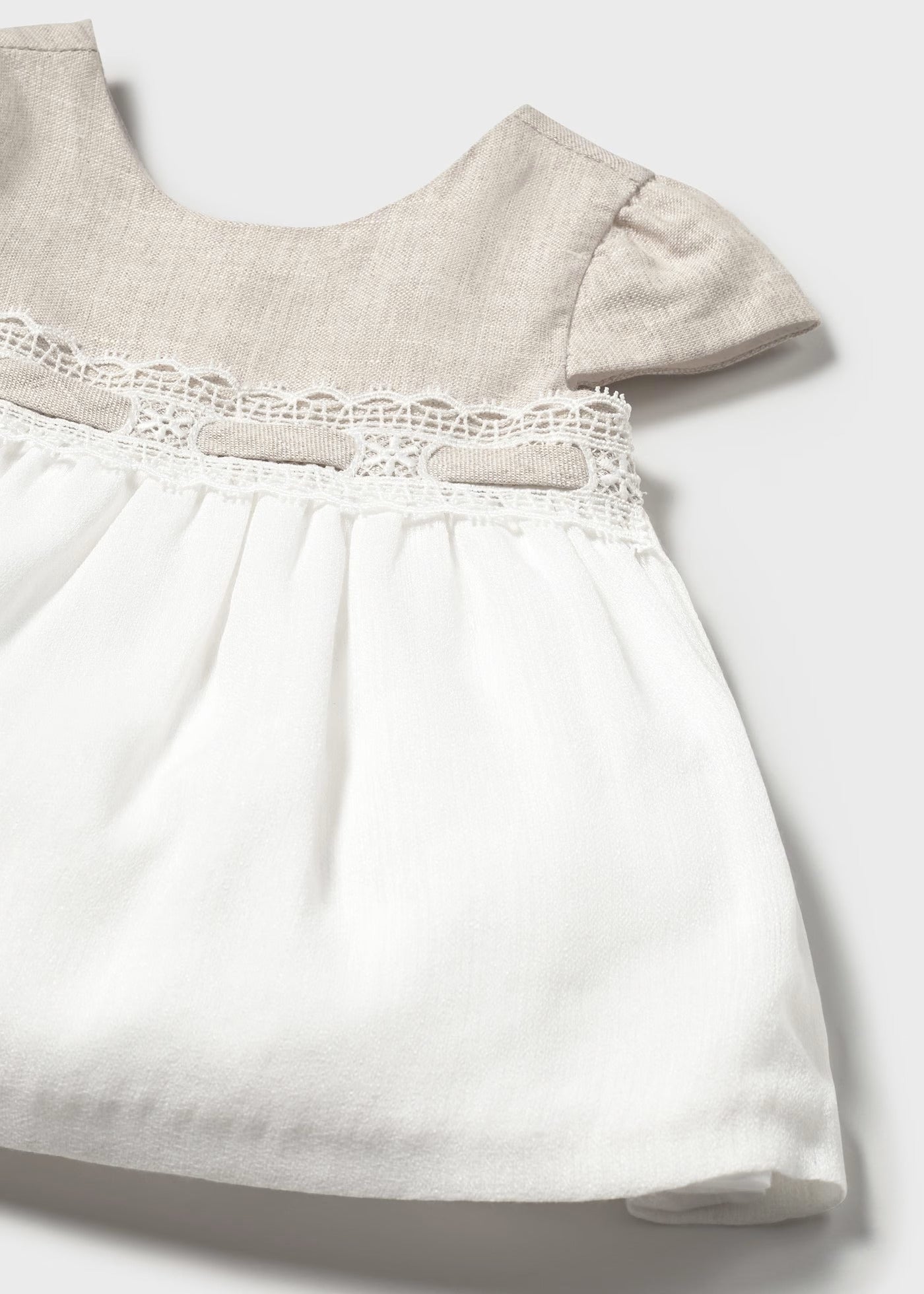 Vestido Lino Ceremonia Newborn