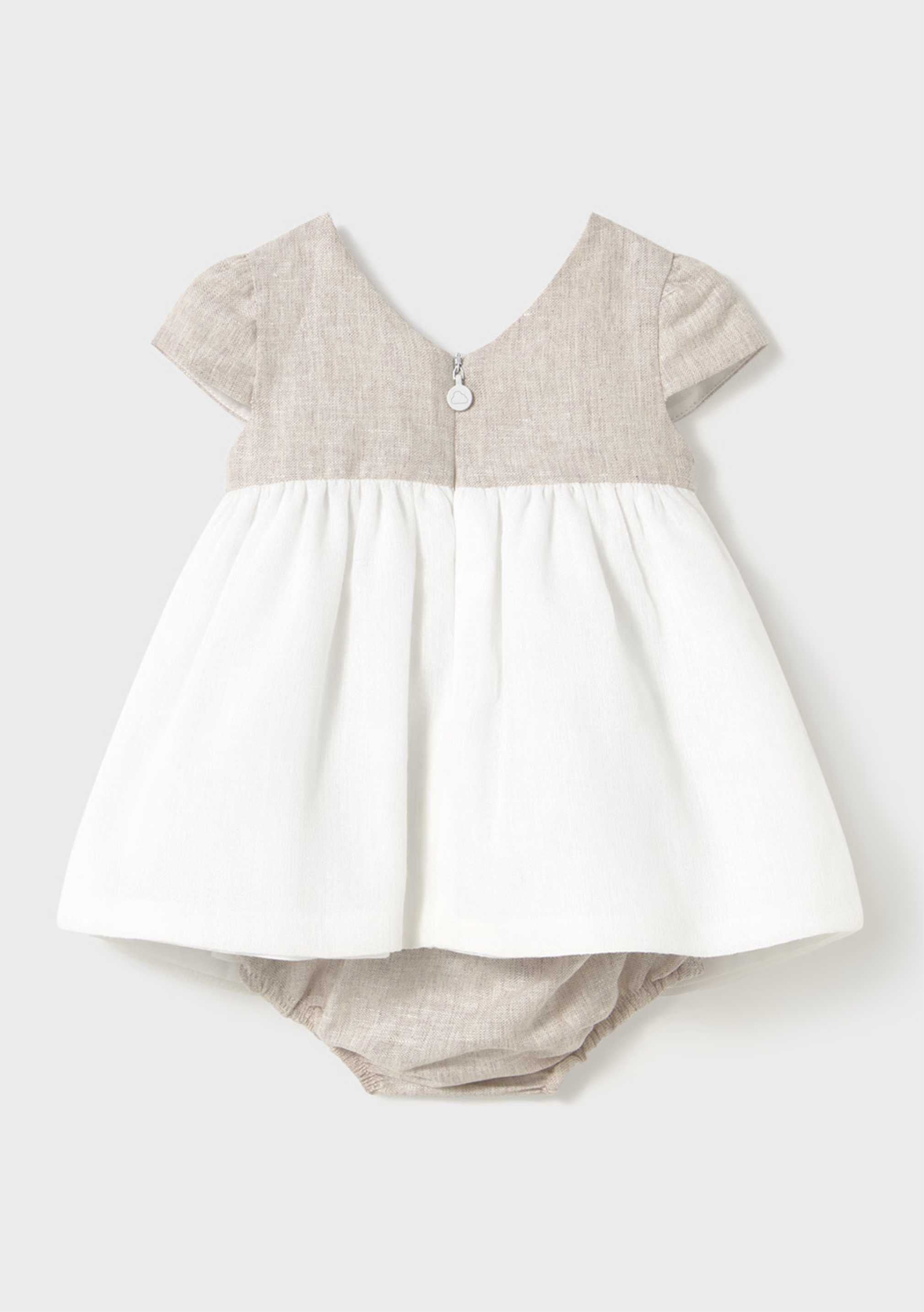 Vestido Lino Ceremonia Newborn