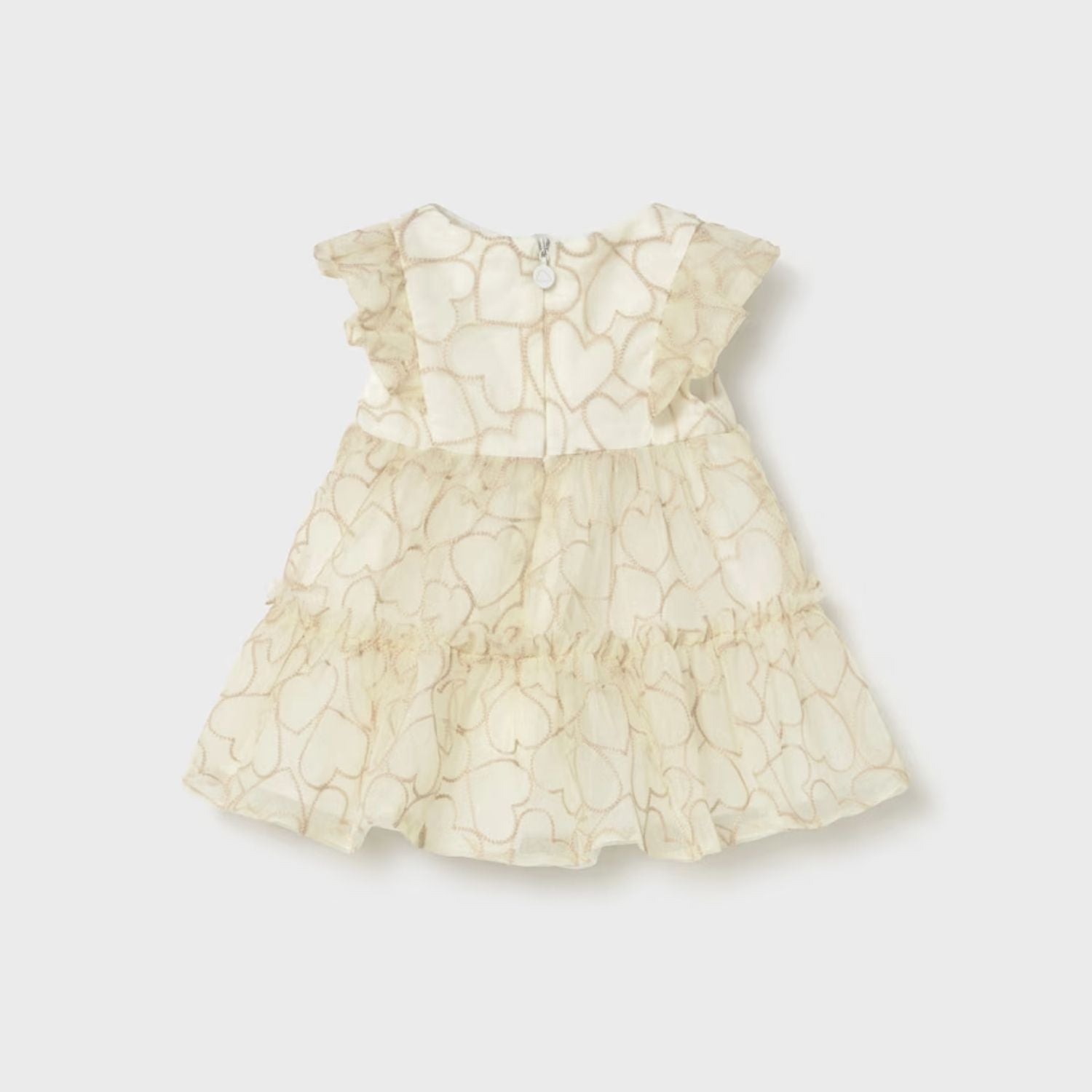 Vestido Tul Ceremonia Trigo