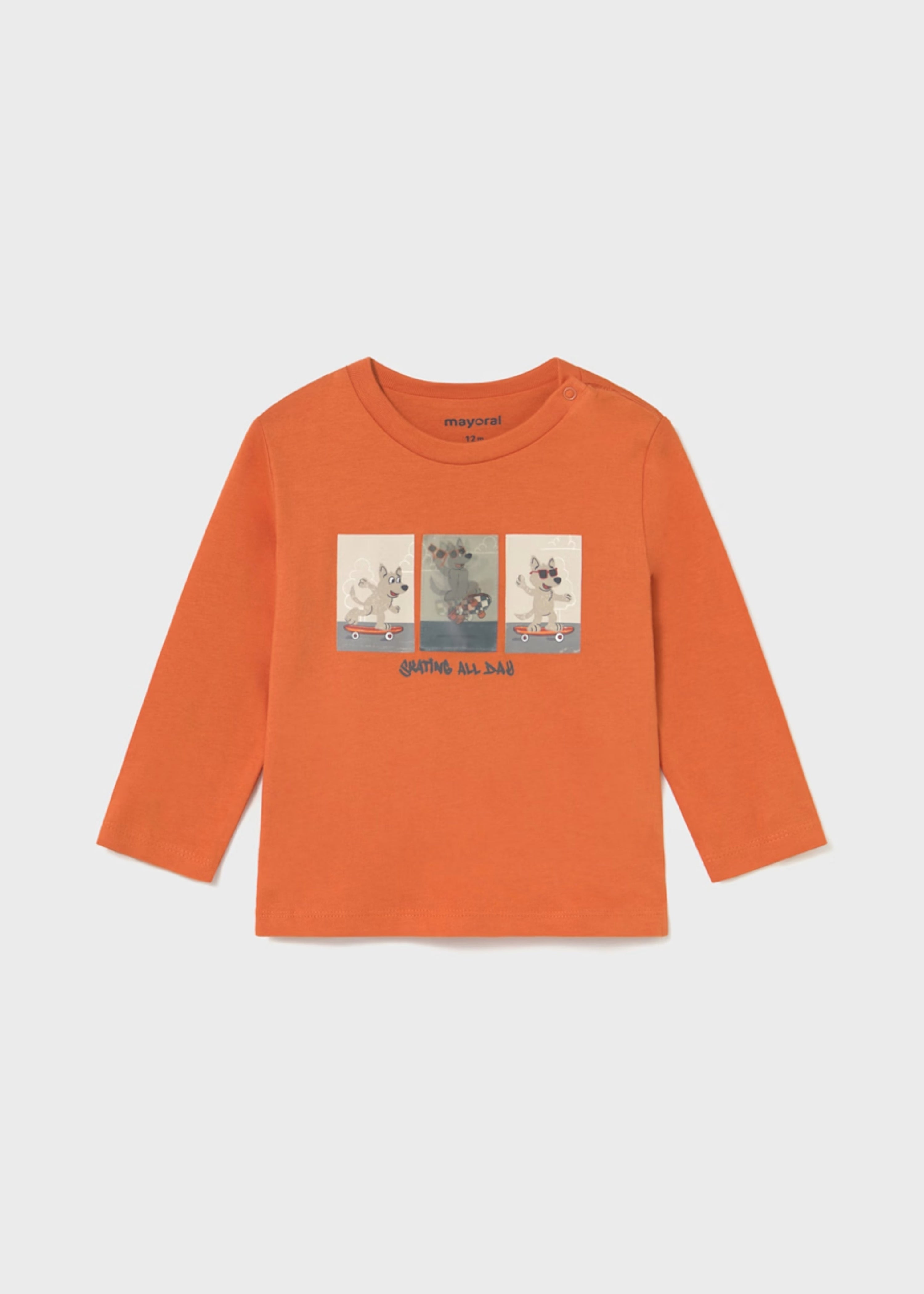 Camiseta Funny Puppy Naranja