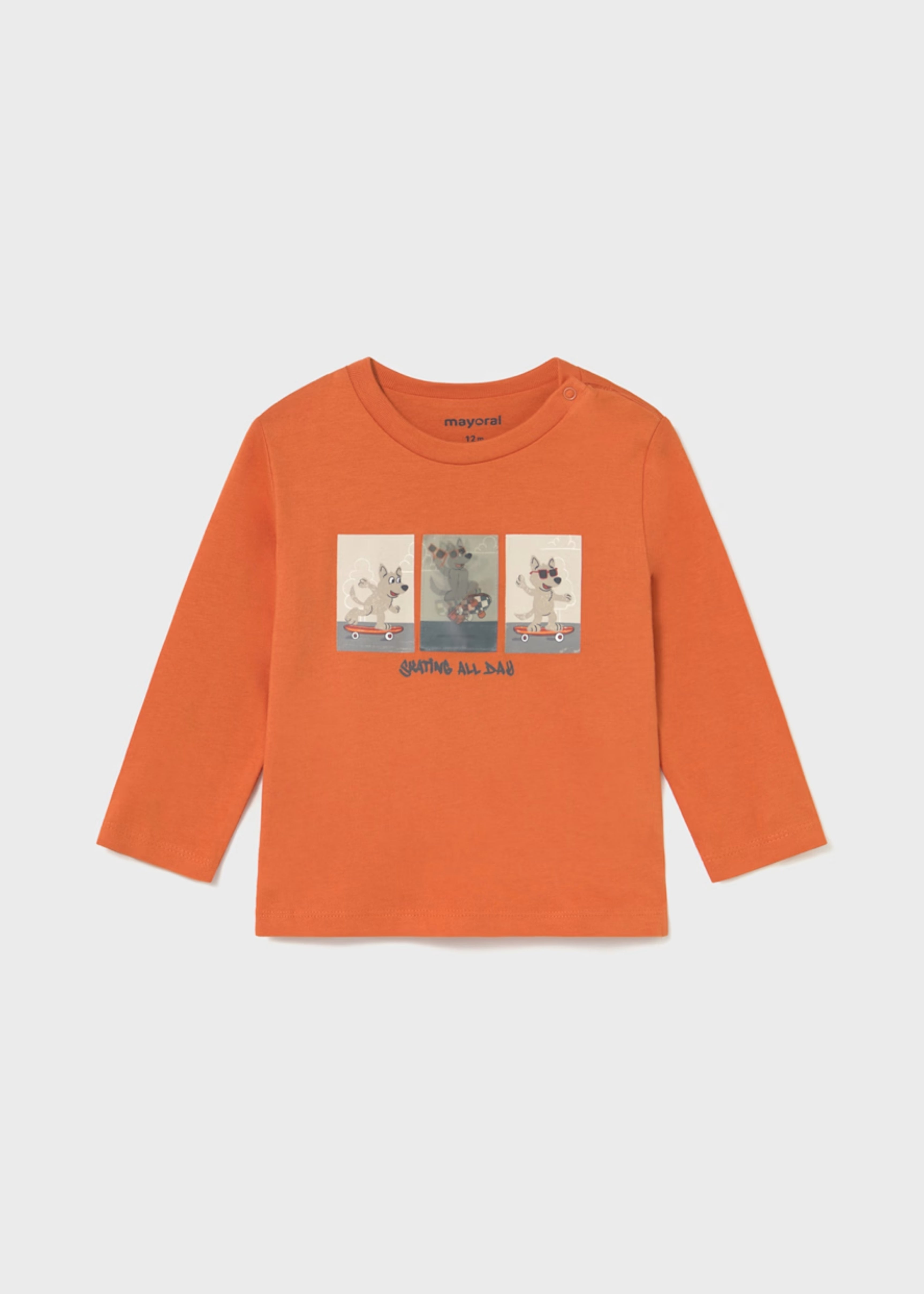 Camiseta Naranja Funny Puppy