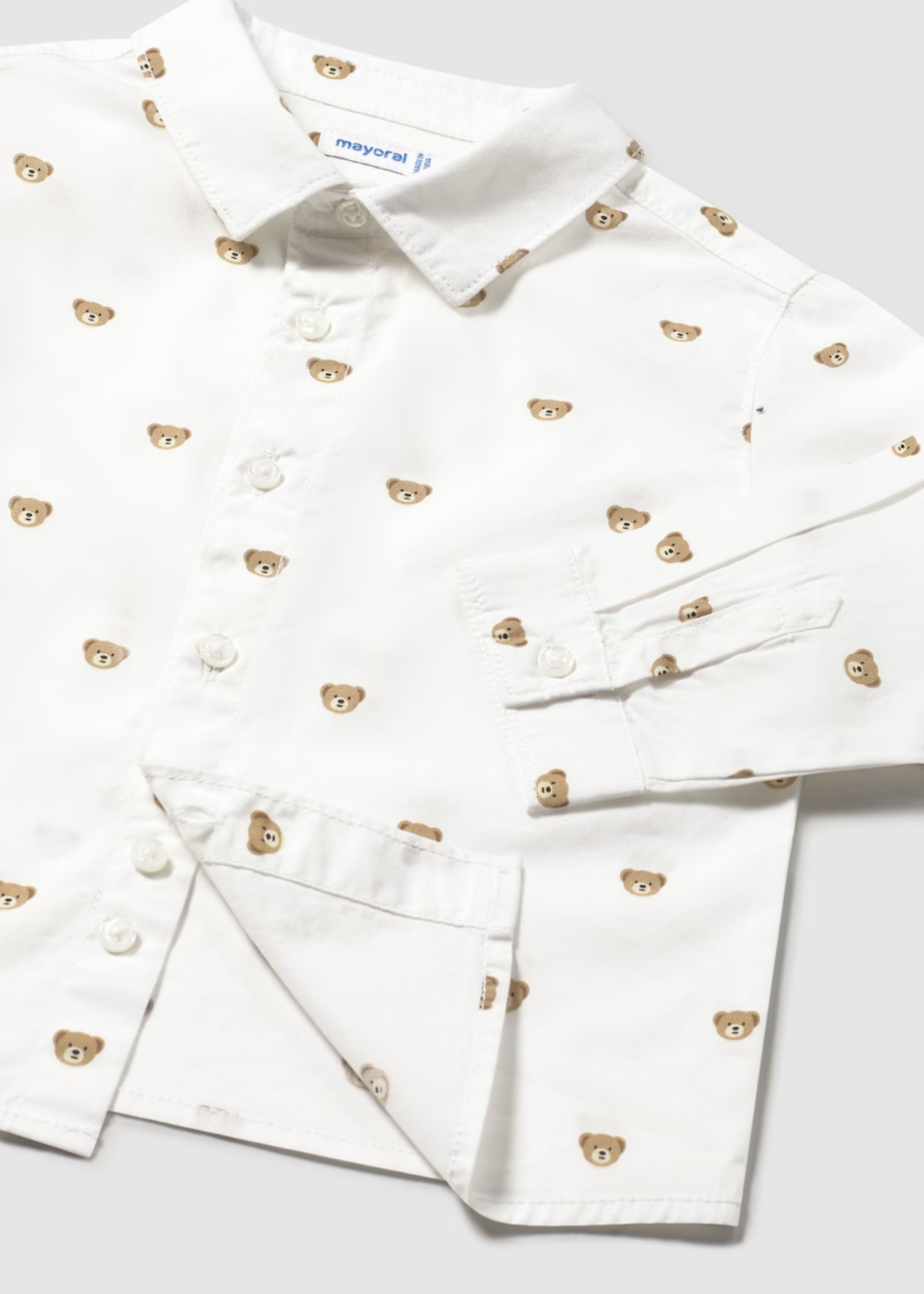 Camisa Estampada Teddy Bear