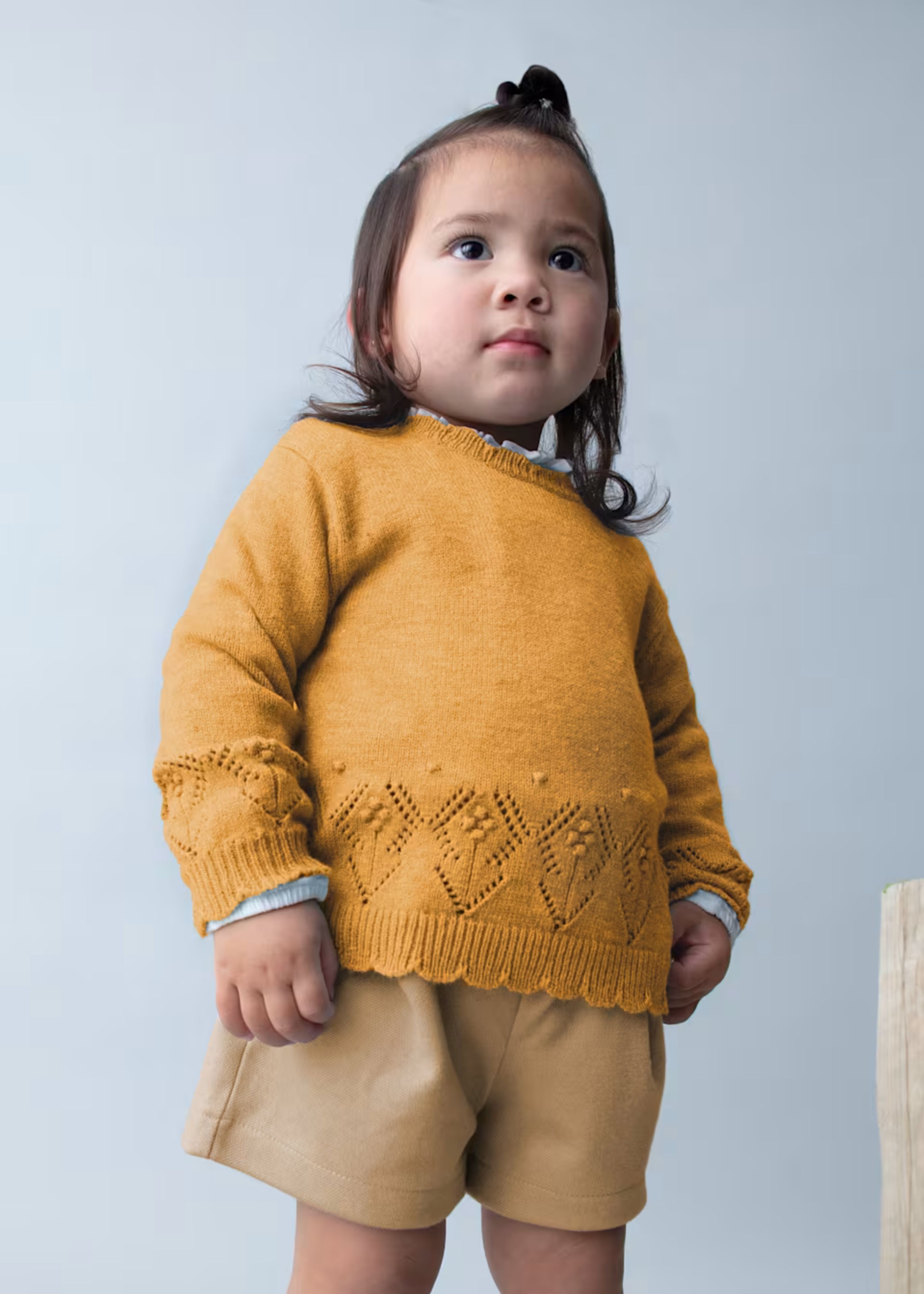 Short Sarga Bolsillos Camel