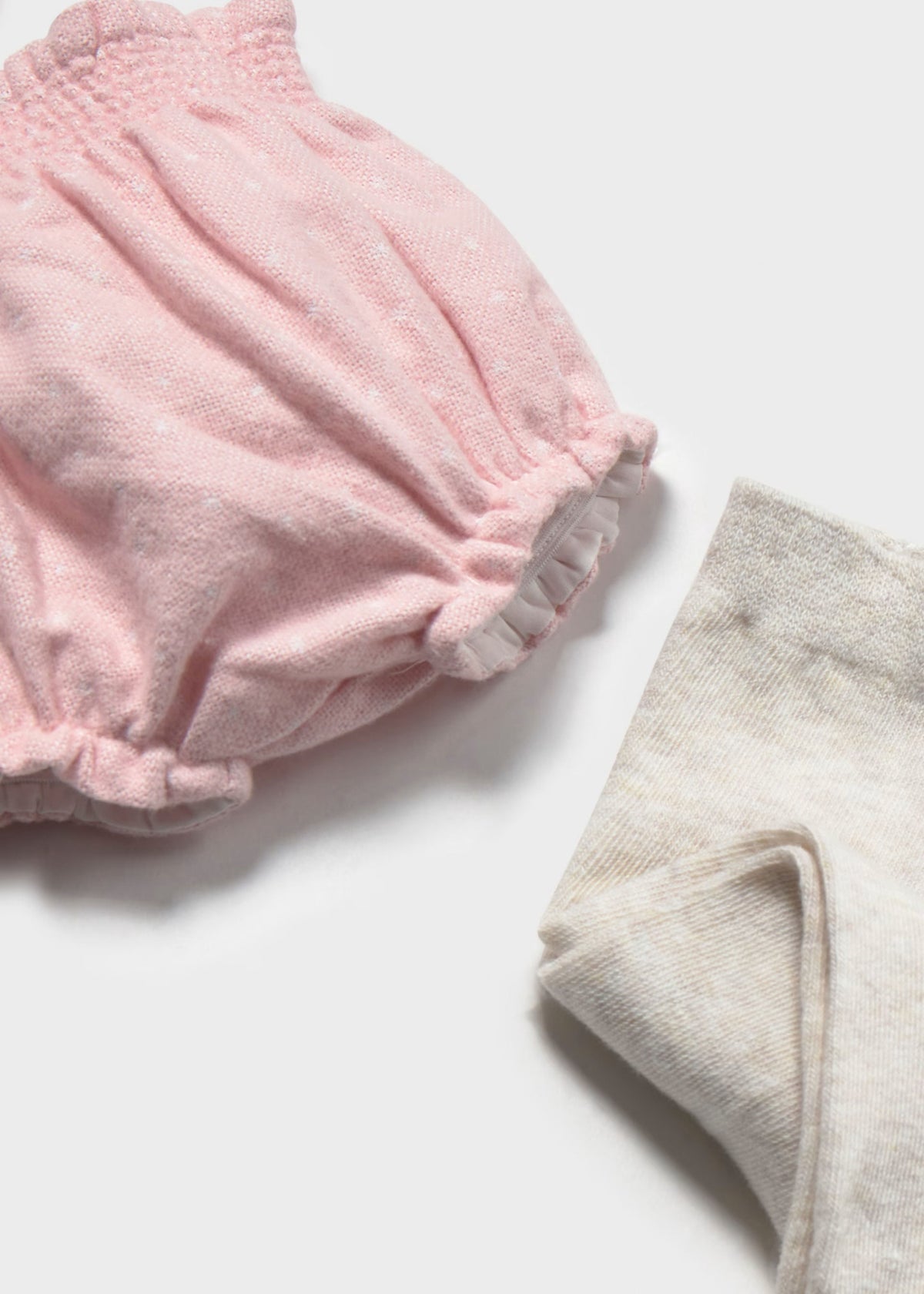 Set 3 Piezas Sweater | Short Tejido Rosa