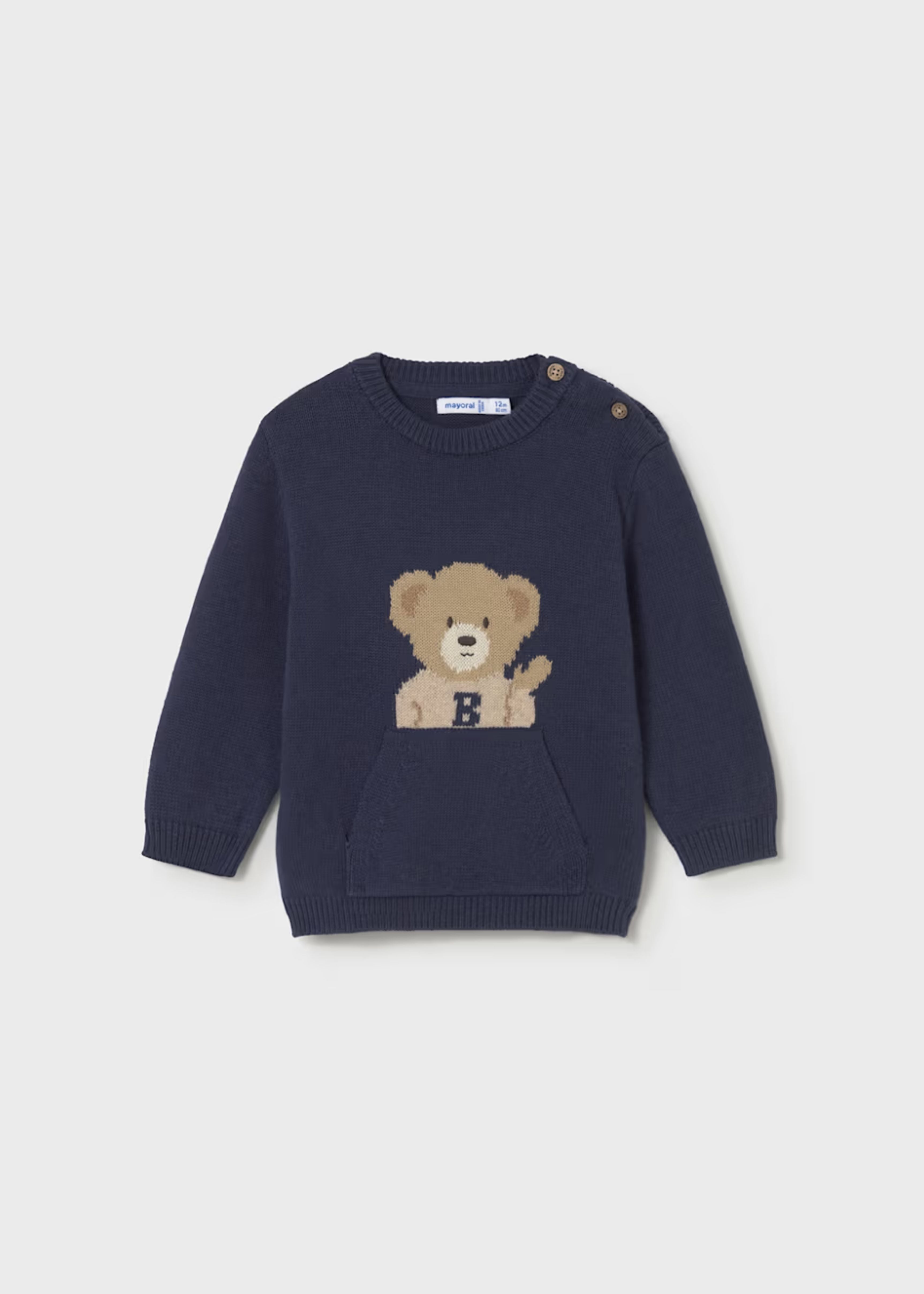 Sweater Tejido Teddy Bolsillo
