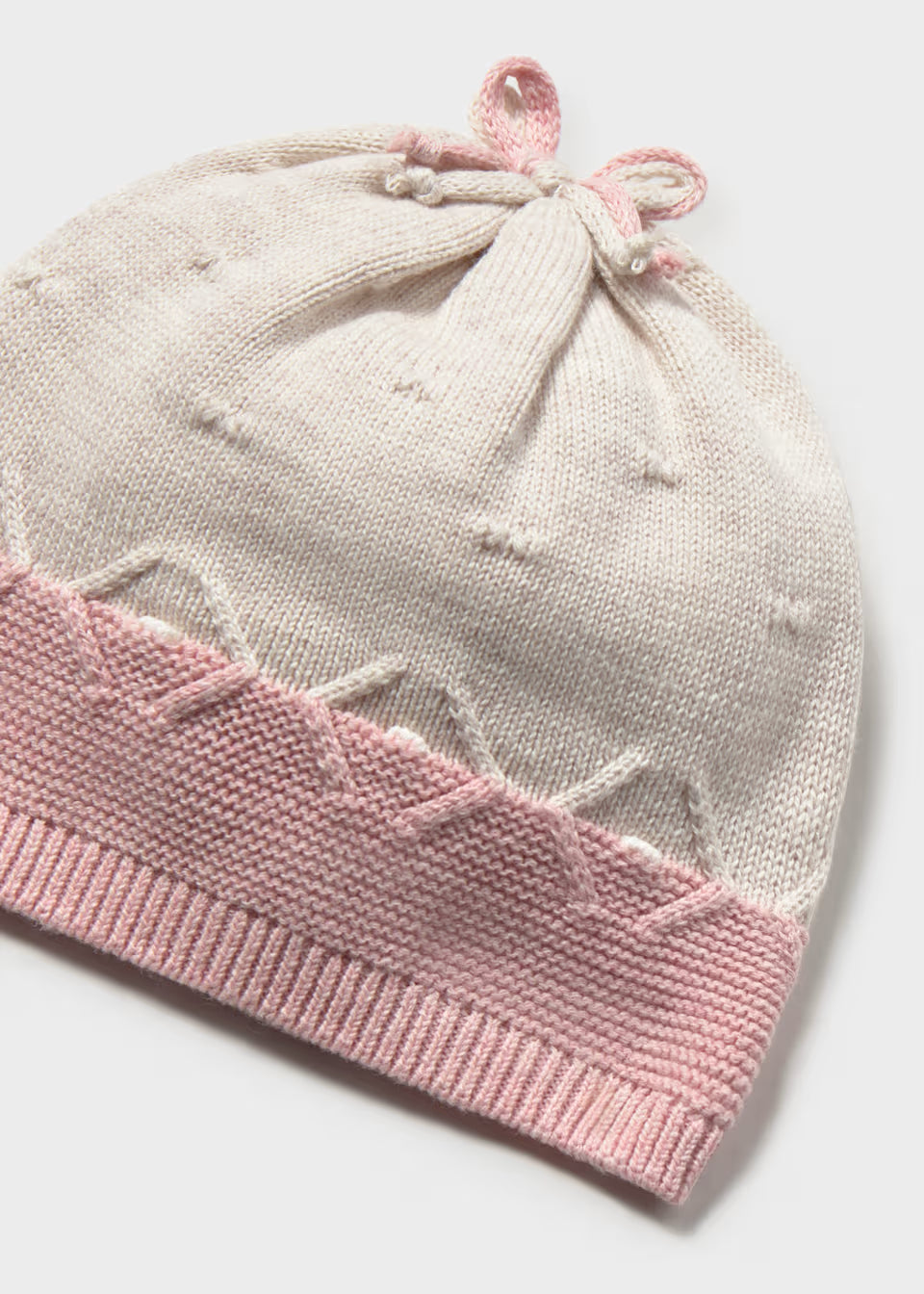 Set 2 Piezas | Gorrito Tejido Rosa Baby