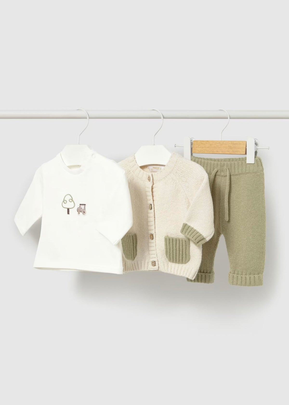 Set 3 Piezas Tejido Cárdigan | Pantalón Laurel