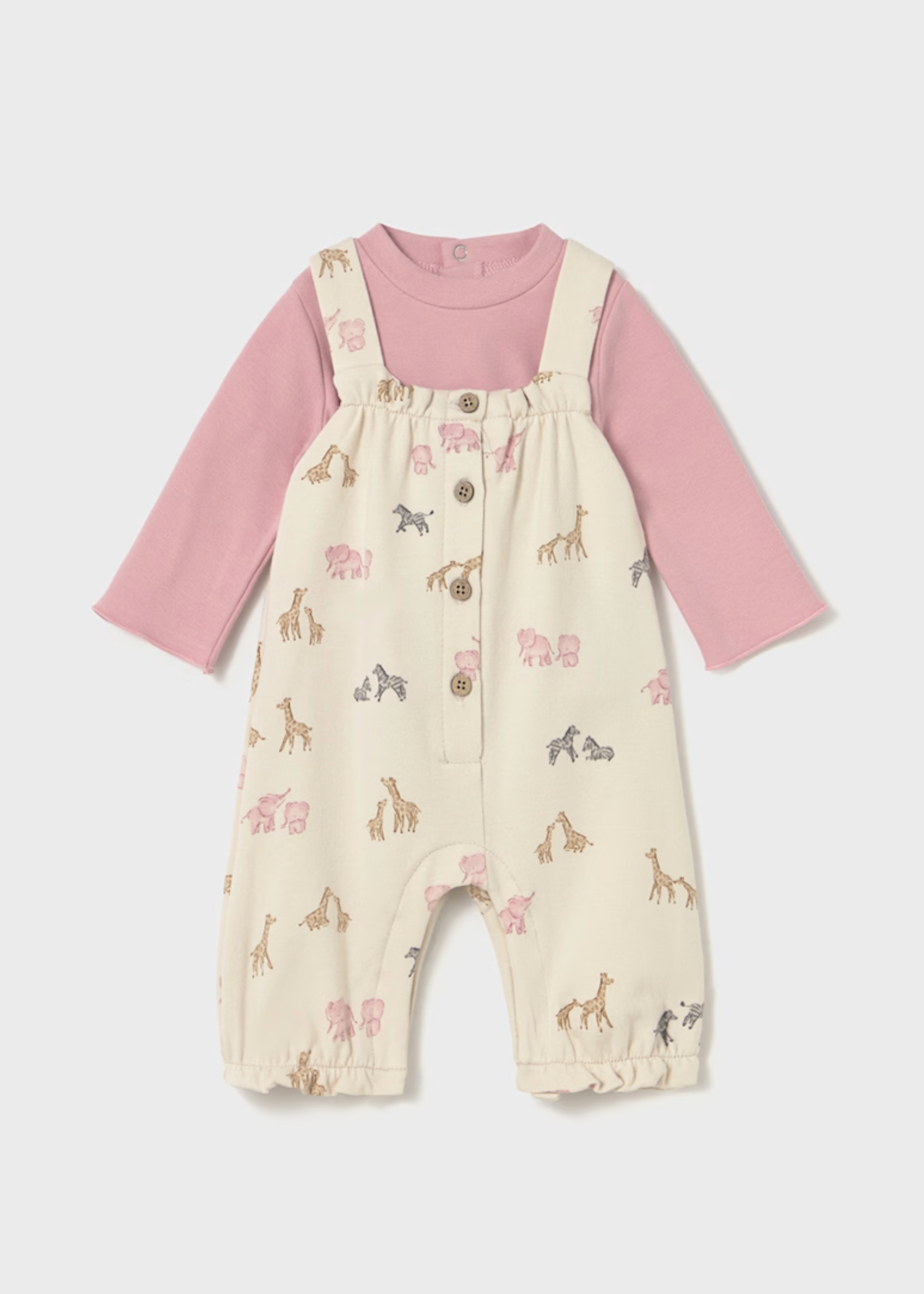 Set Enterizo Wild Crudo Rosa Better Cotton