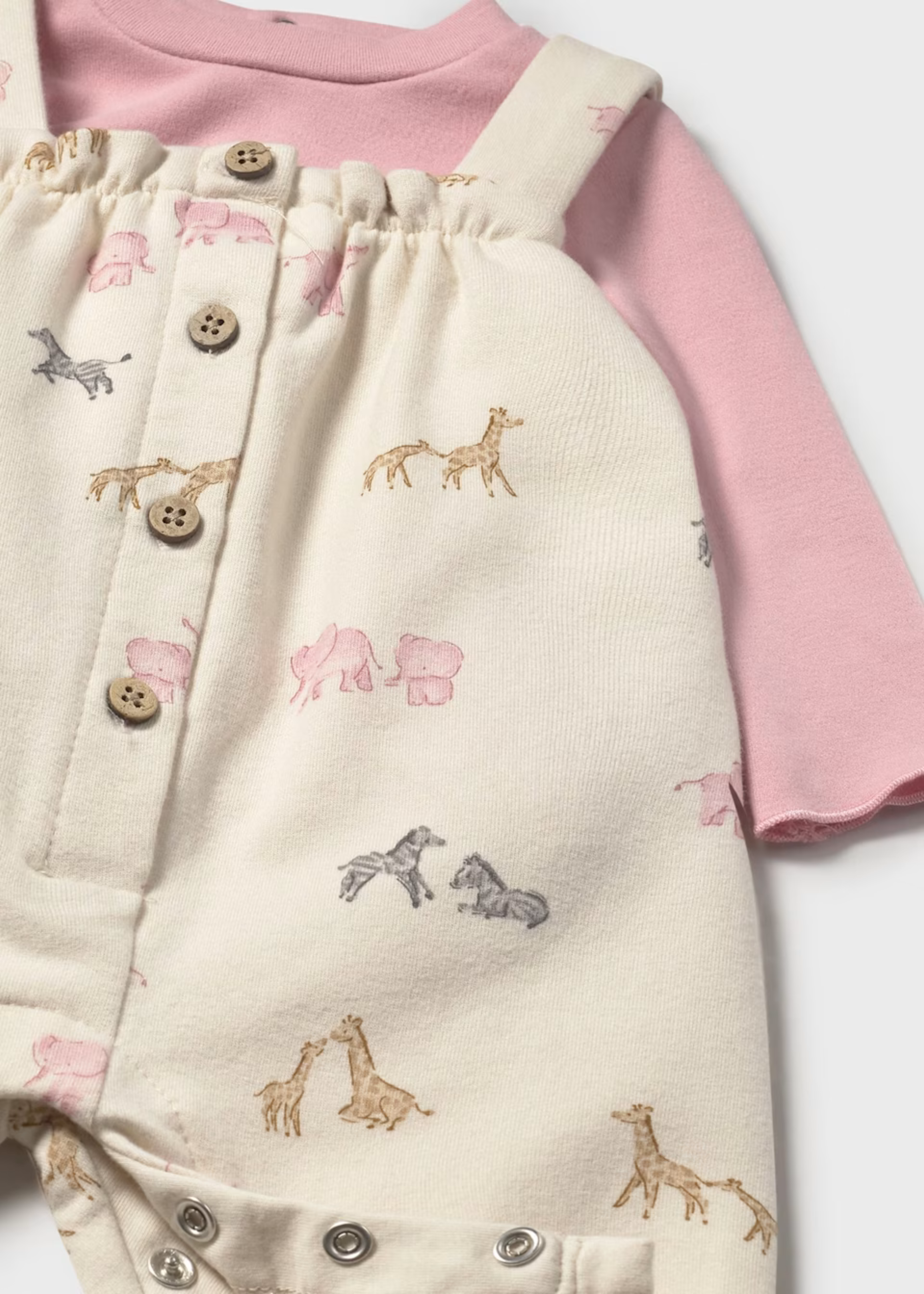 Set Enterizo Wild Crudo Rosa Better Cotton