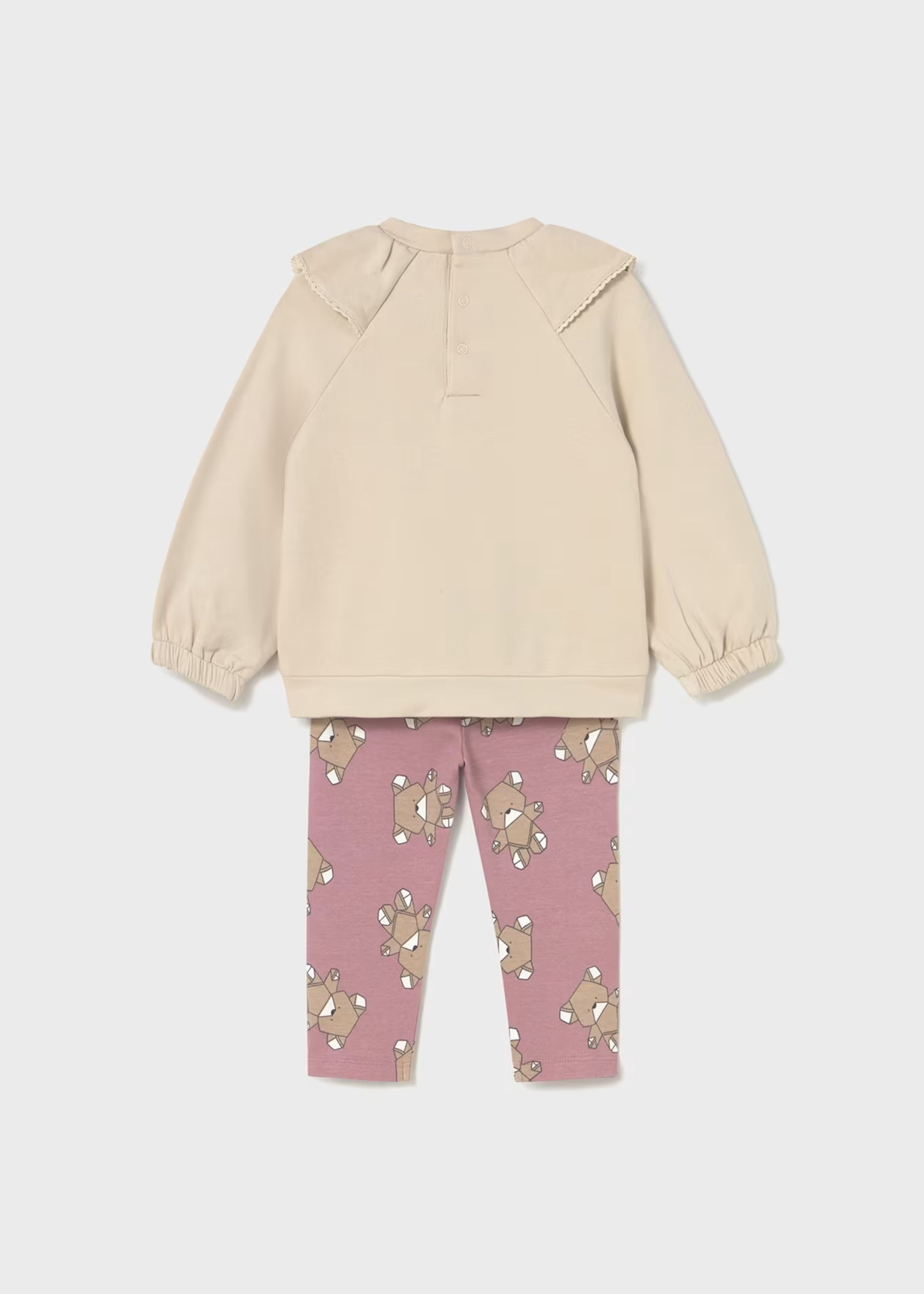 Conjunto Teddy Bordado Leggings