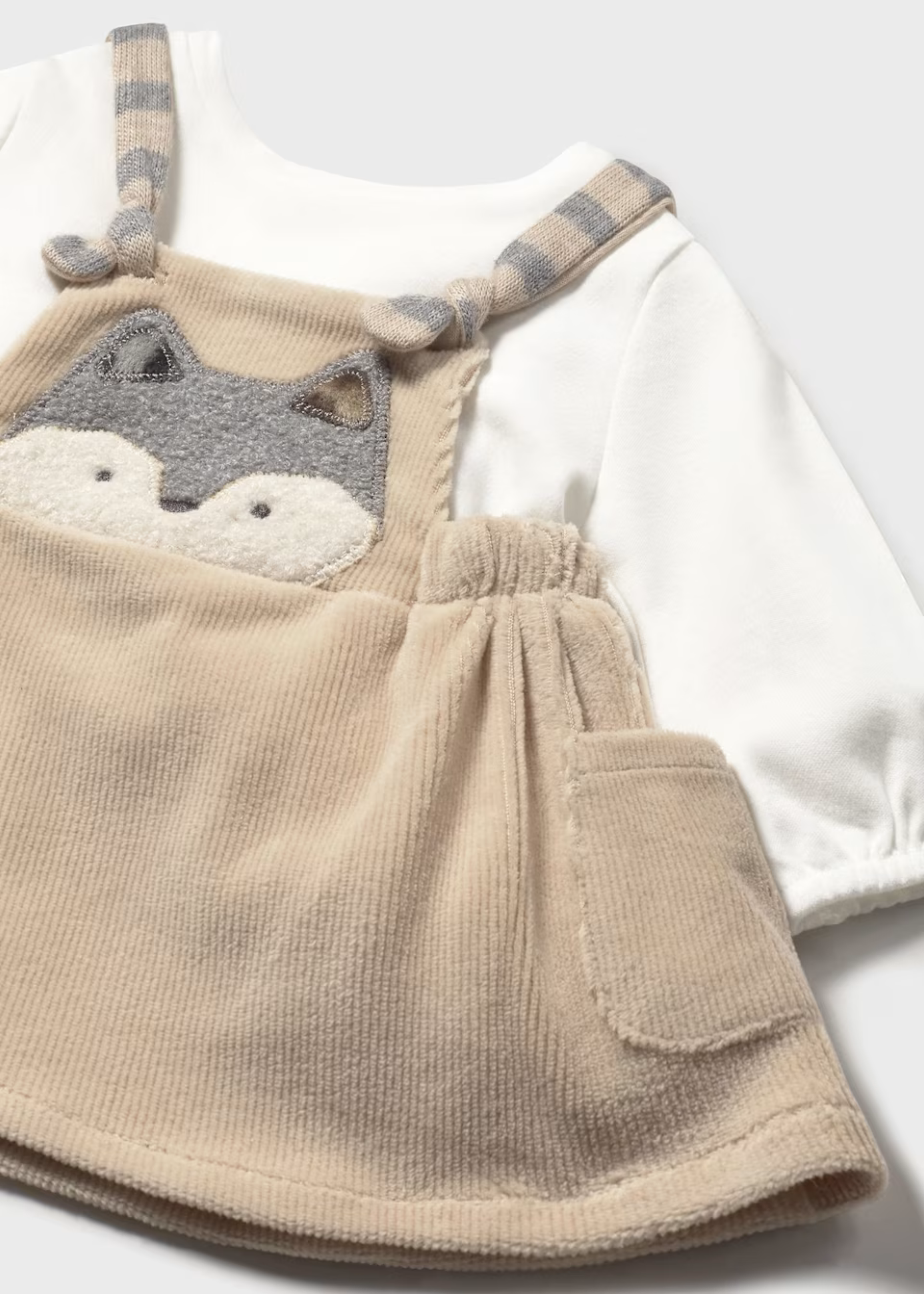 Vestido Baby Racoon Cereal Better Cotton Bebé