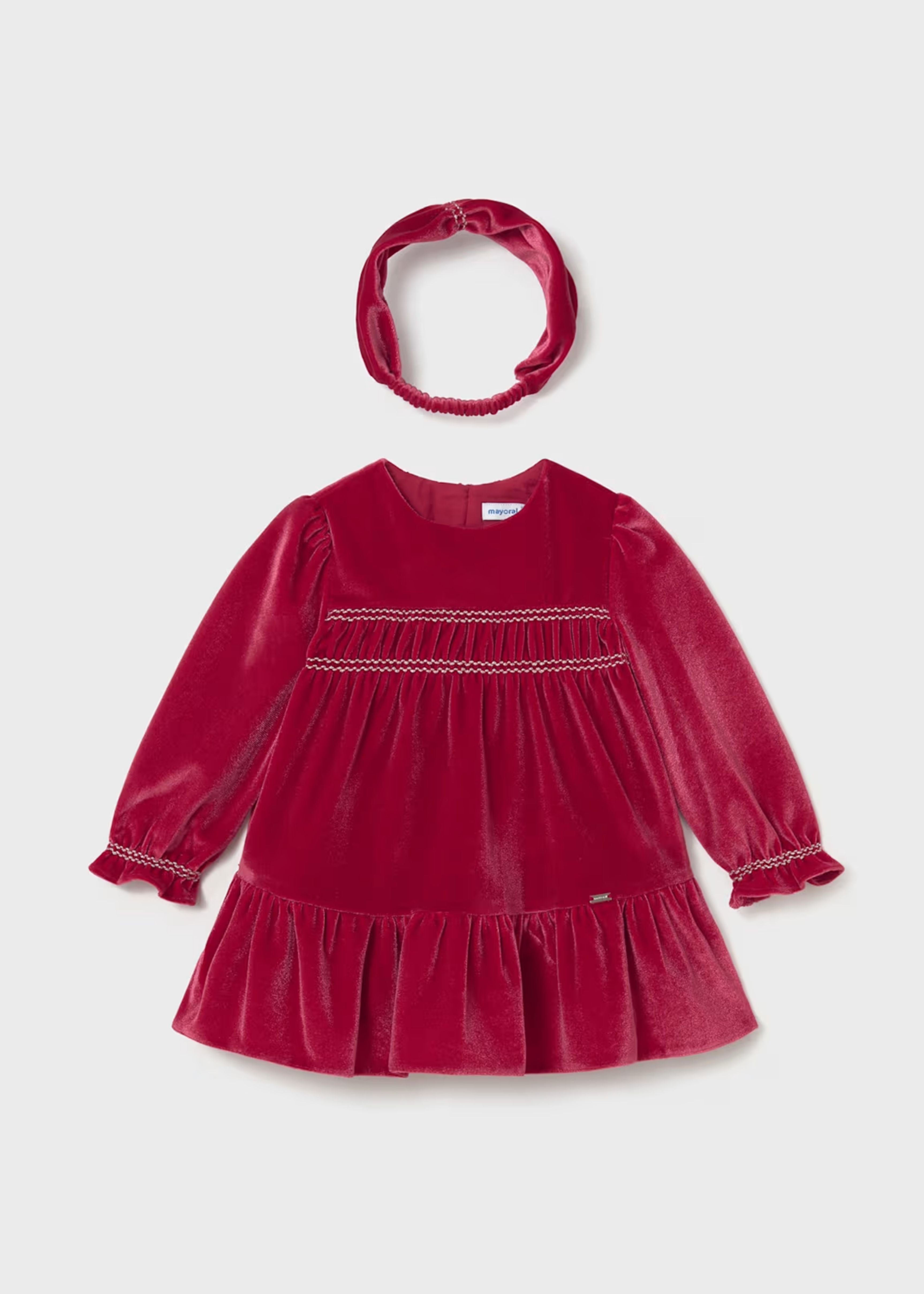 Vestido Terciopelo Diadema