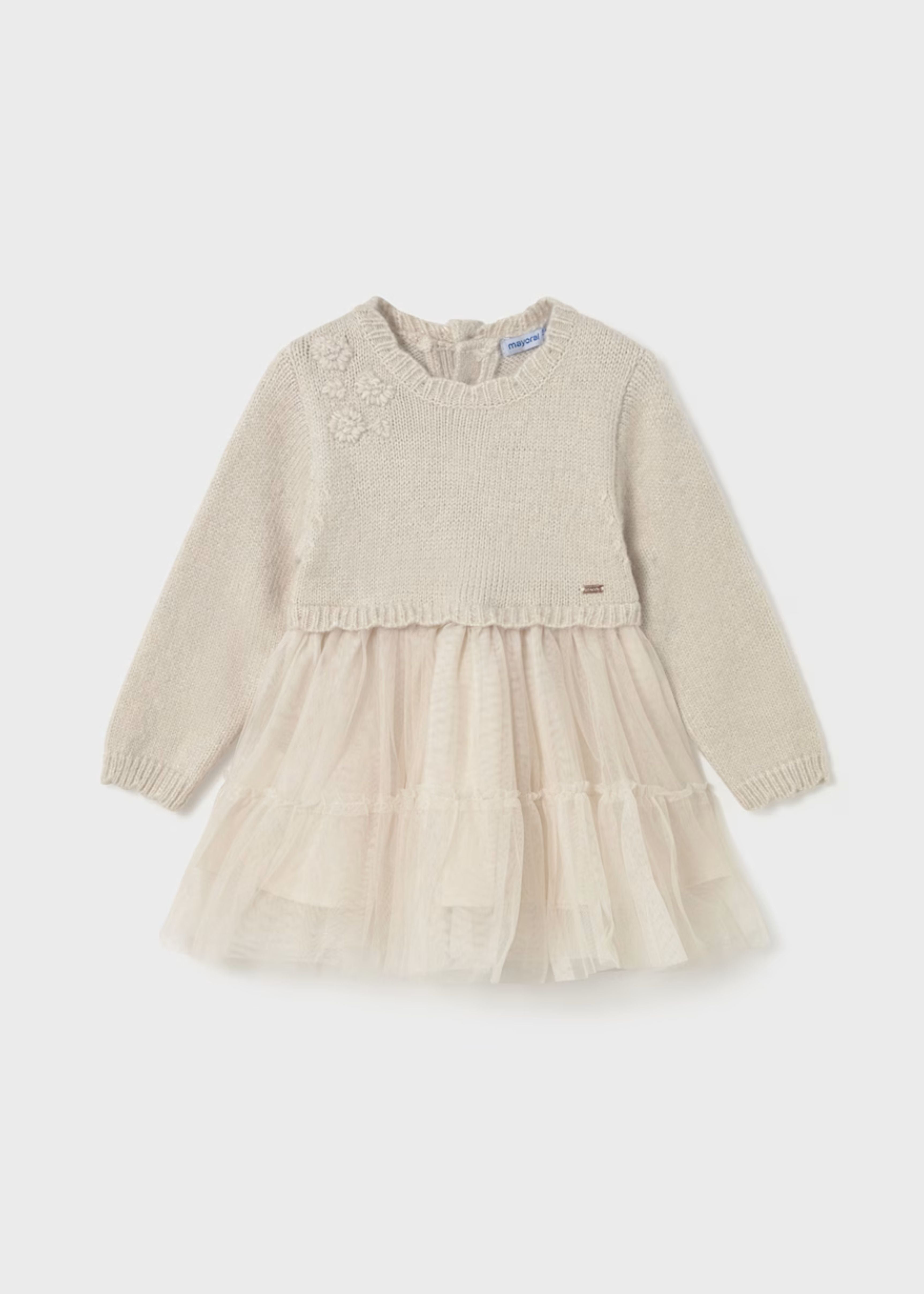 Vestido Combinado Tricot