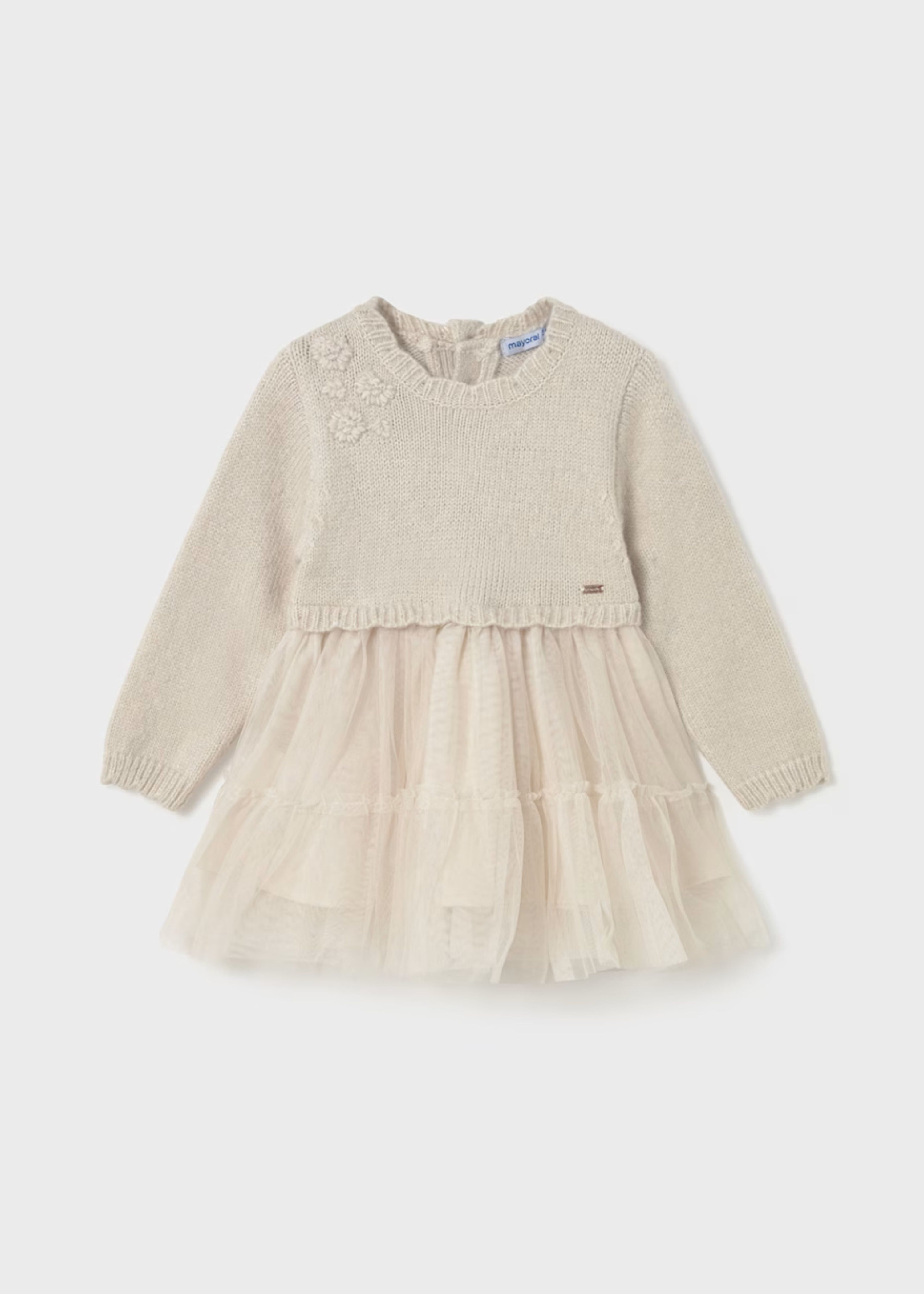 Vestido Combinado Tricot