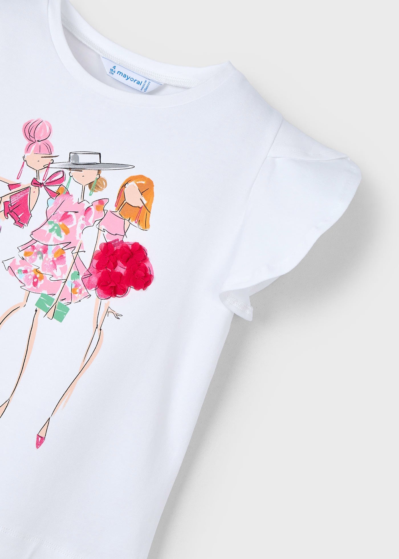 Camiseta Print Fashion 3D Magenta