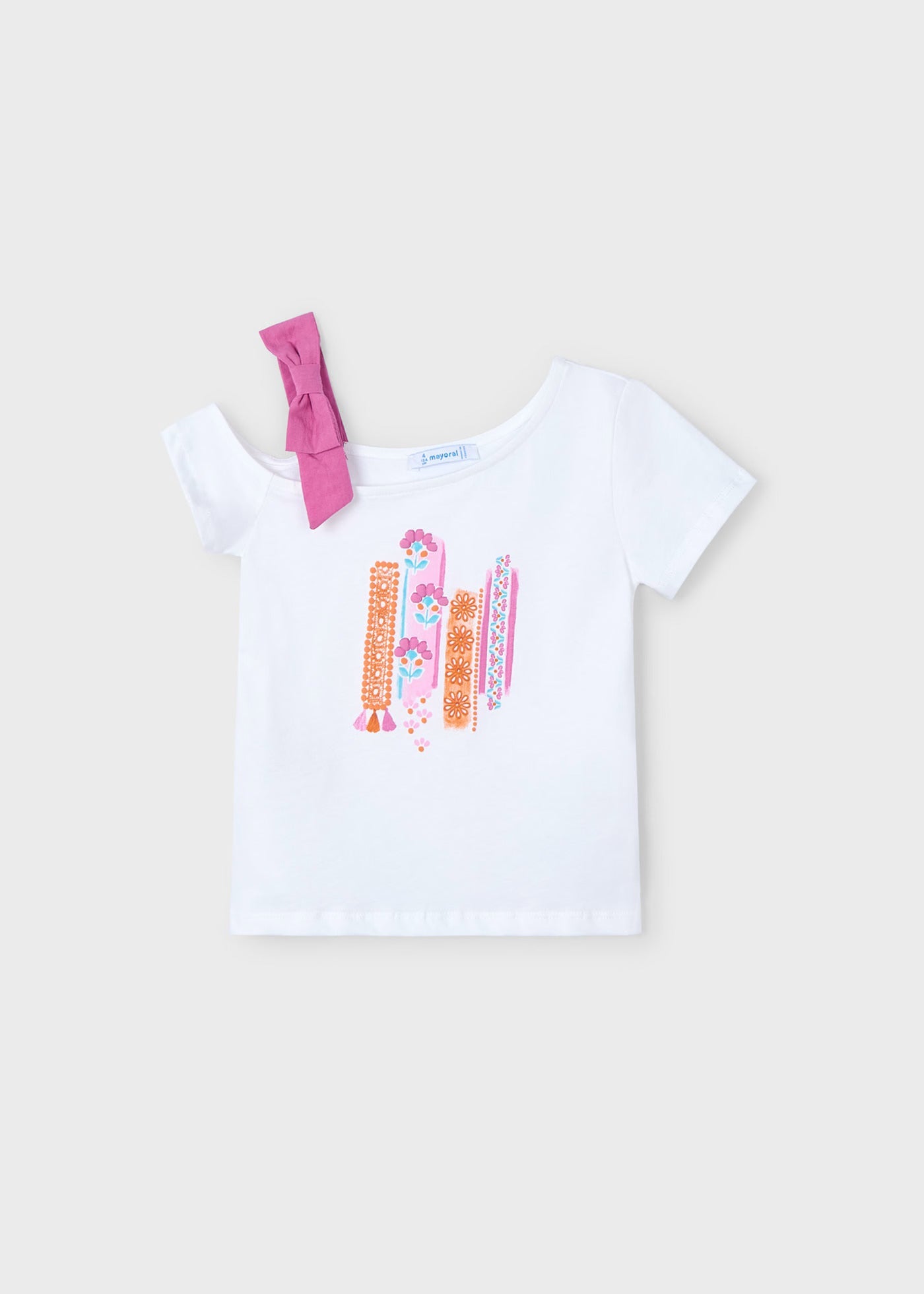 Camiseta Algodón Asimetrica Boho