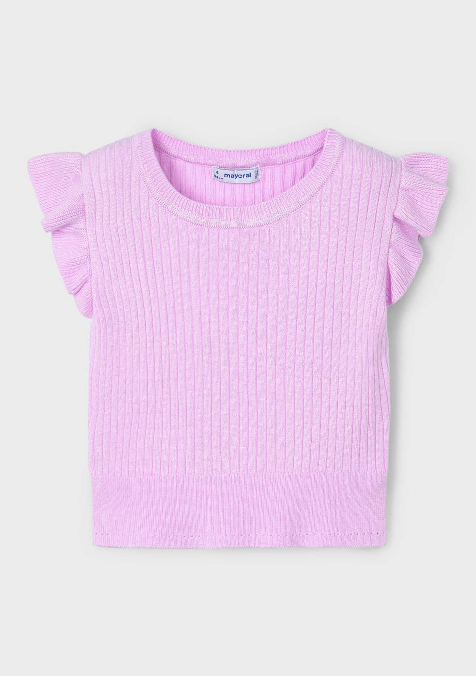 Top Tricot Canal Malva