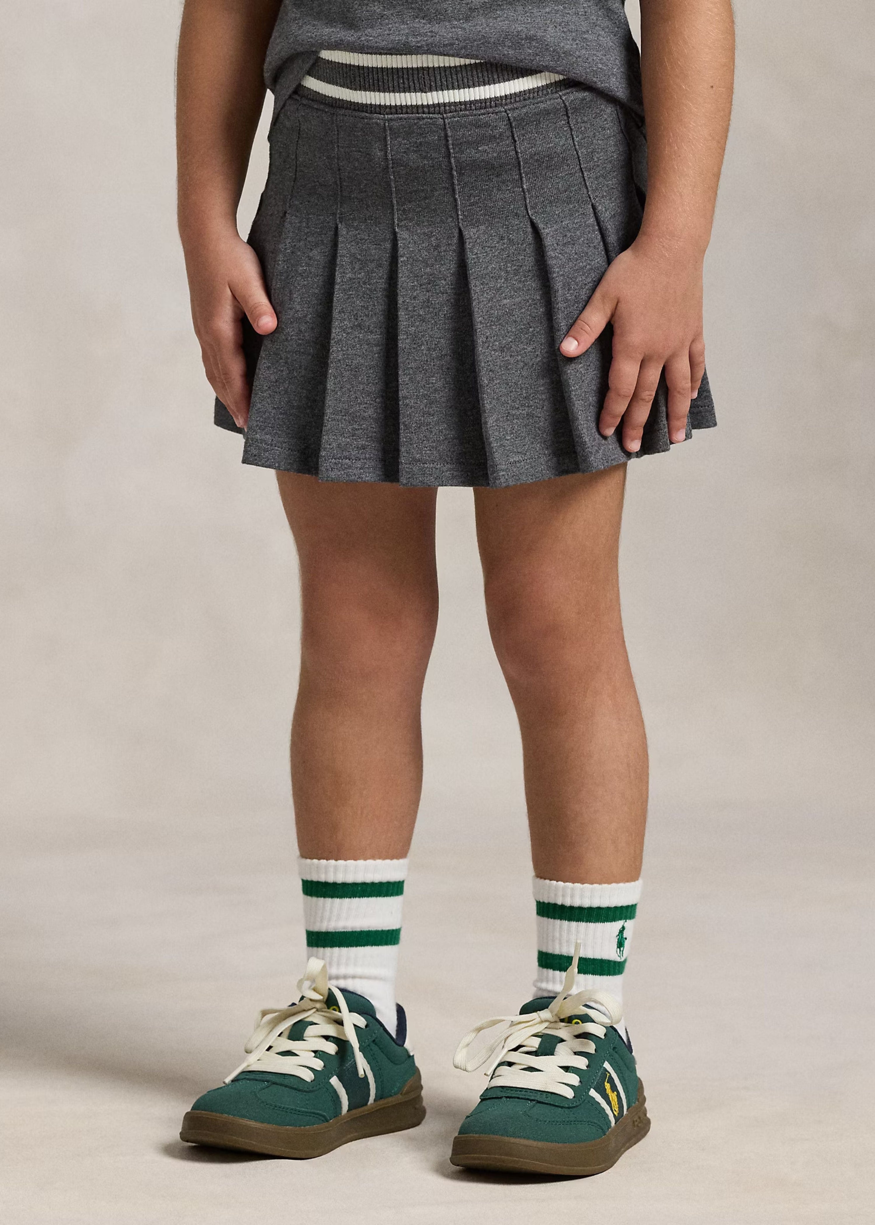 Falda Short Gris