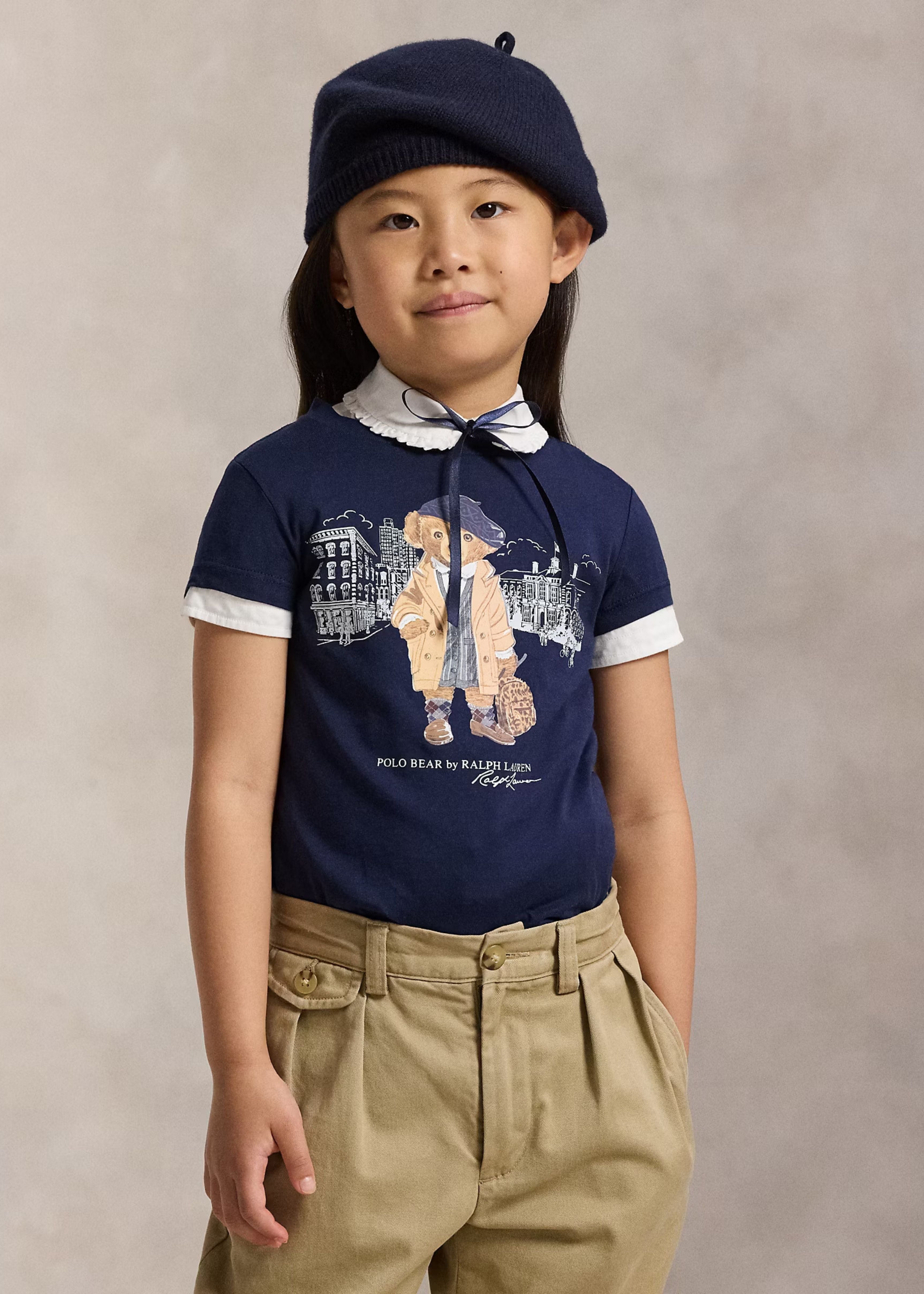 Camiseta Azul Polo Bear