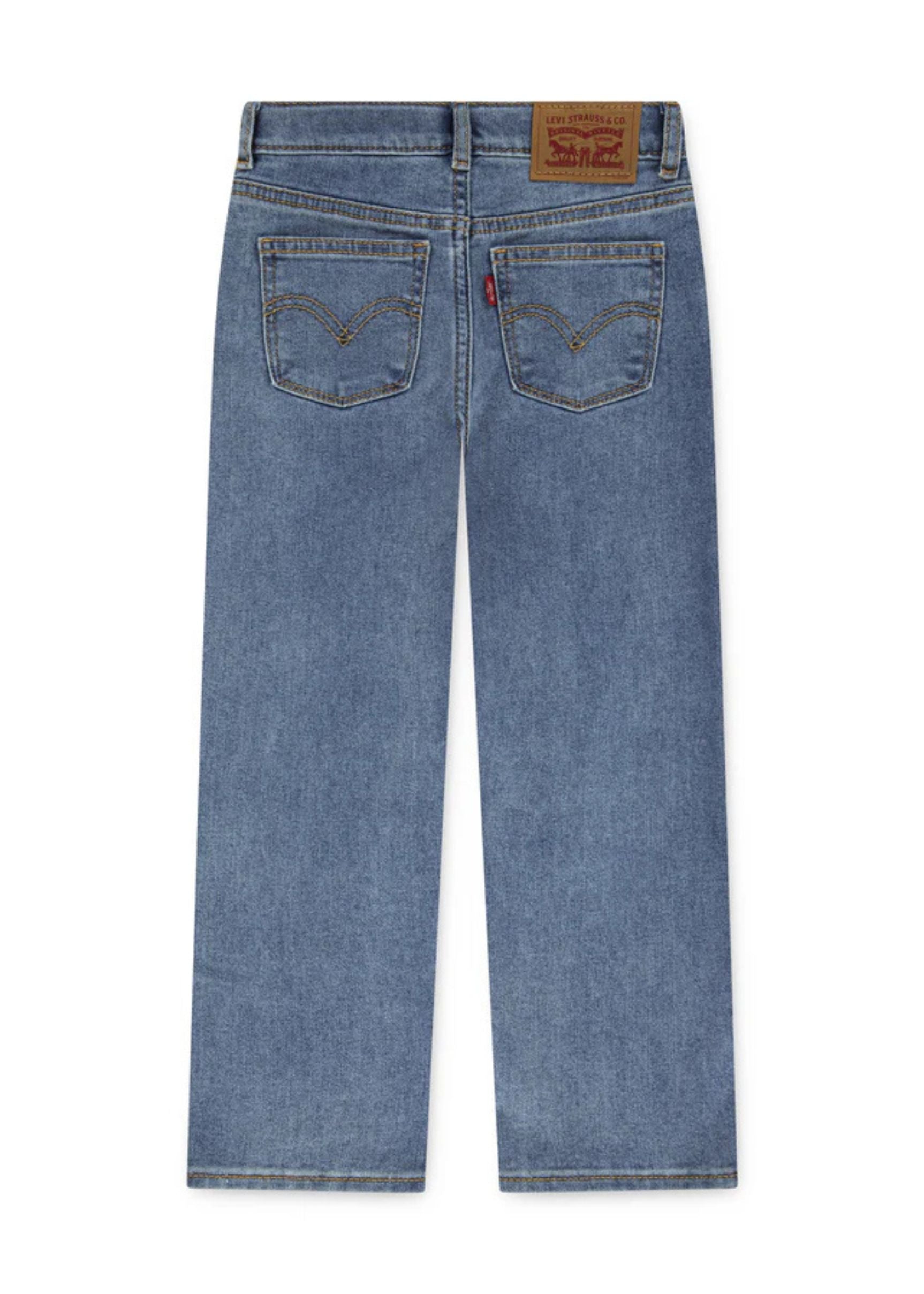 Jeans Wide Leg Stretch Denim