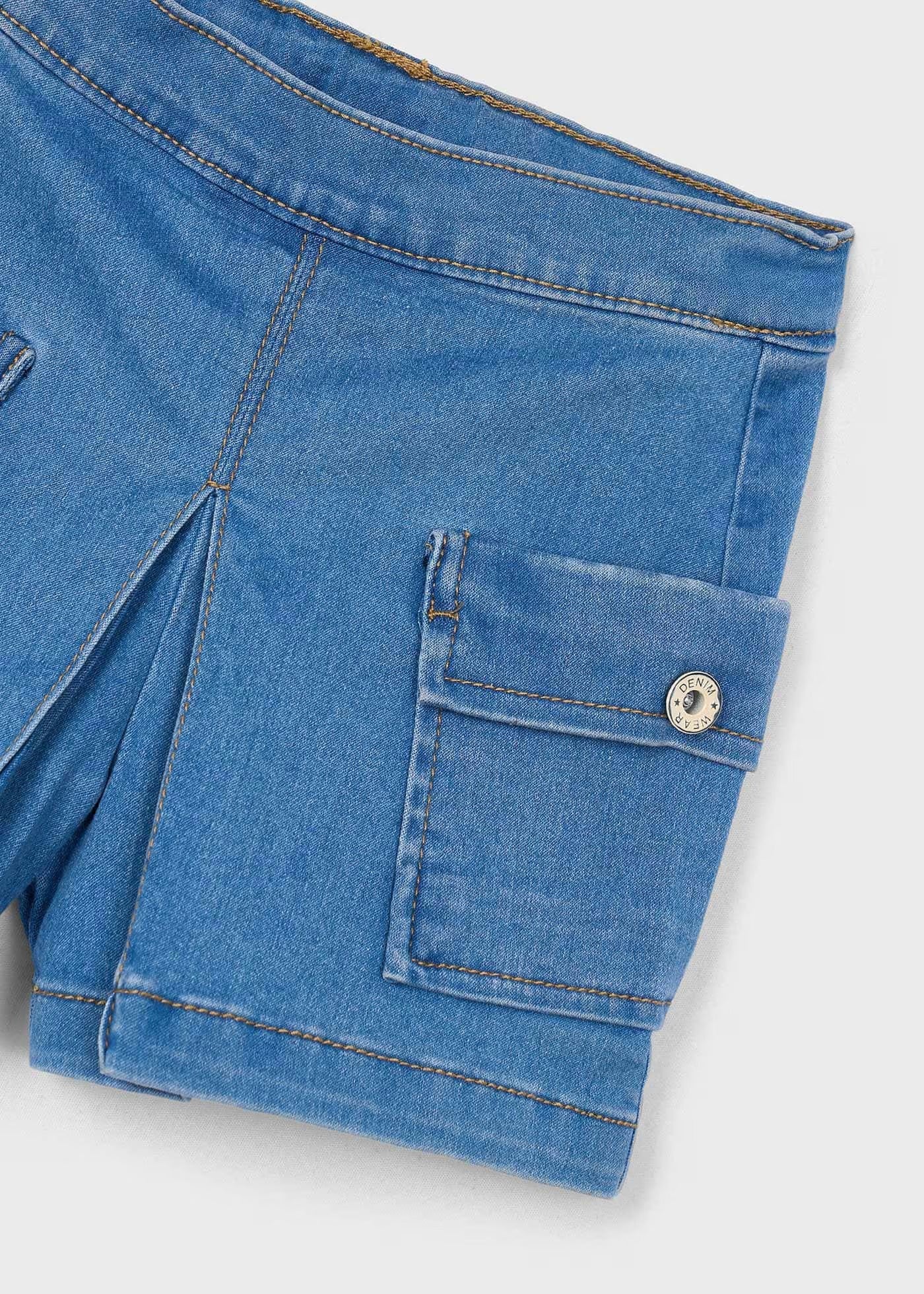 Short Denim Cargo