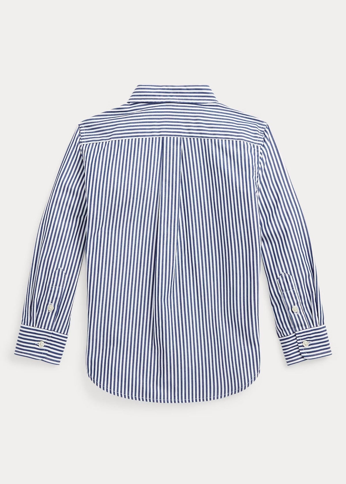 Camisa Basic Popelina Rayas Azul