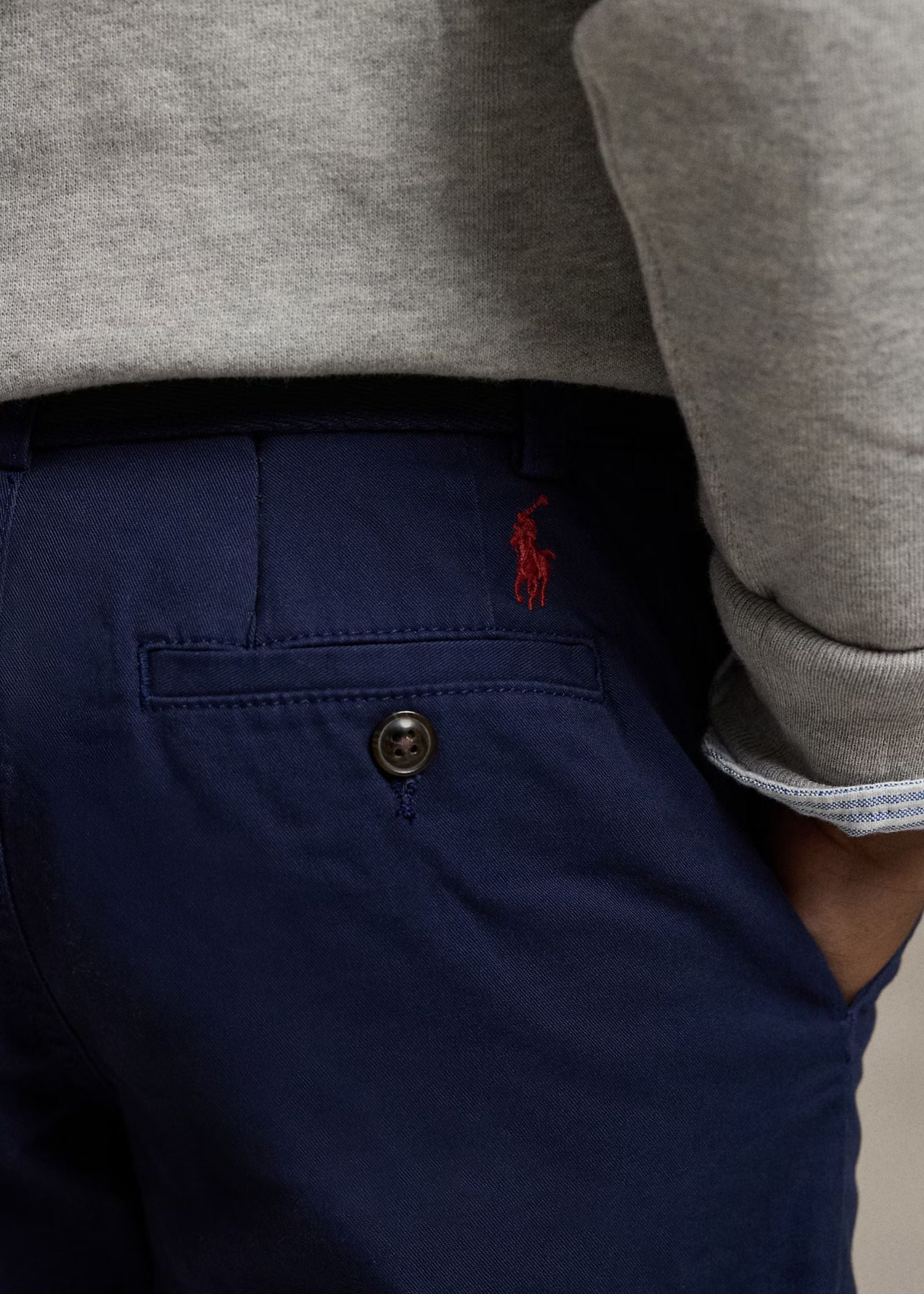 Bermuda Skinny Fit Azul Marino