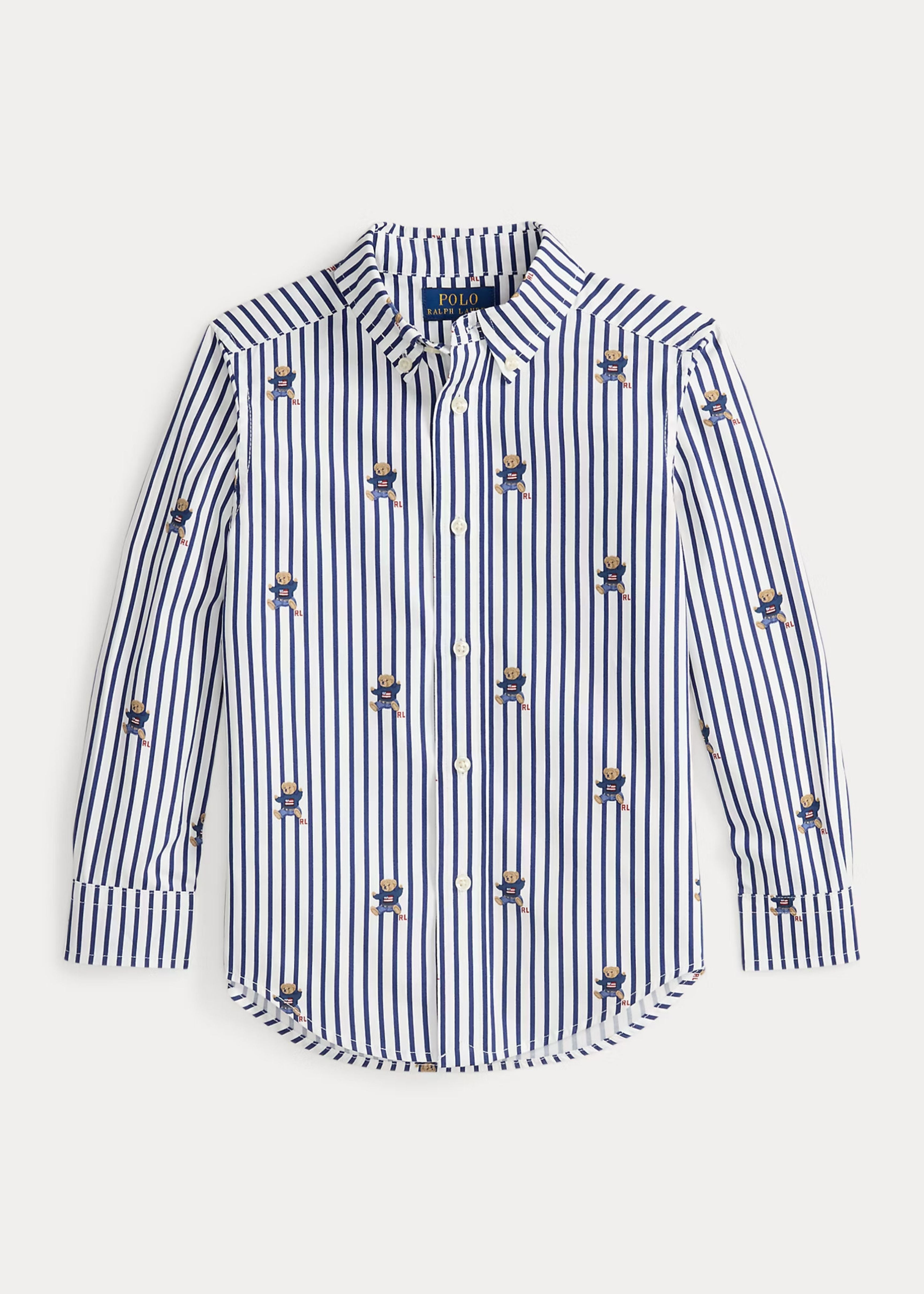 Camisa Rayas Algodón Polo Bear