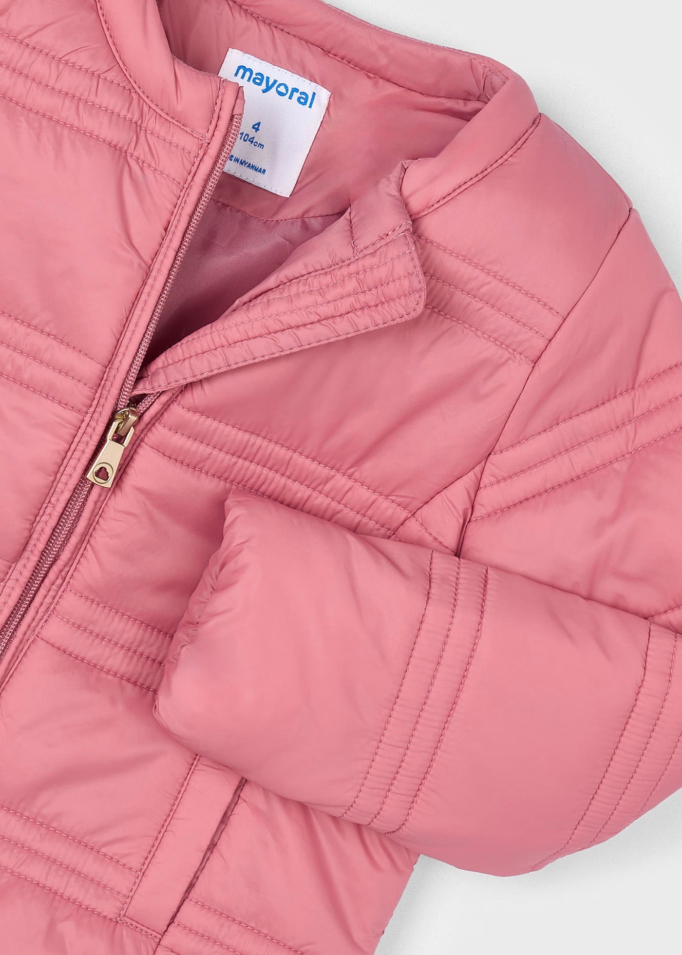 Chaqueta Acolchada Ligera Salmón