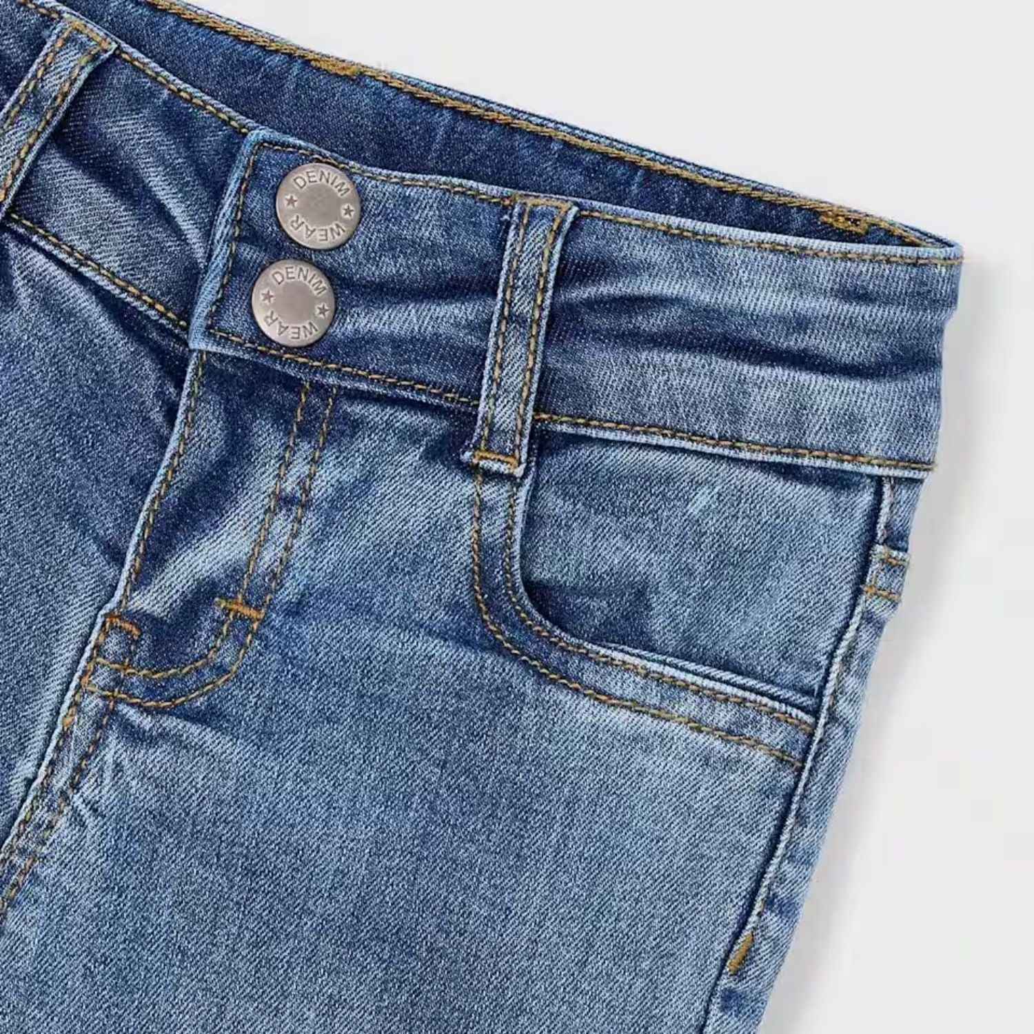 Jeans Flare Denim Claro