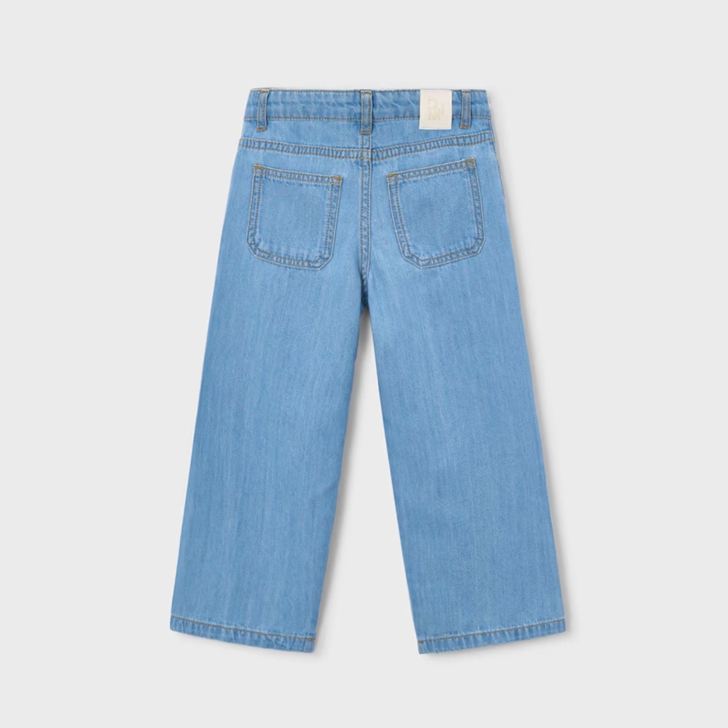 Jeans Wide Leg Fluido Claro